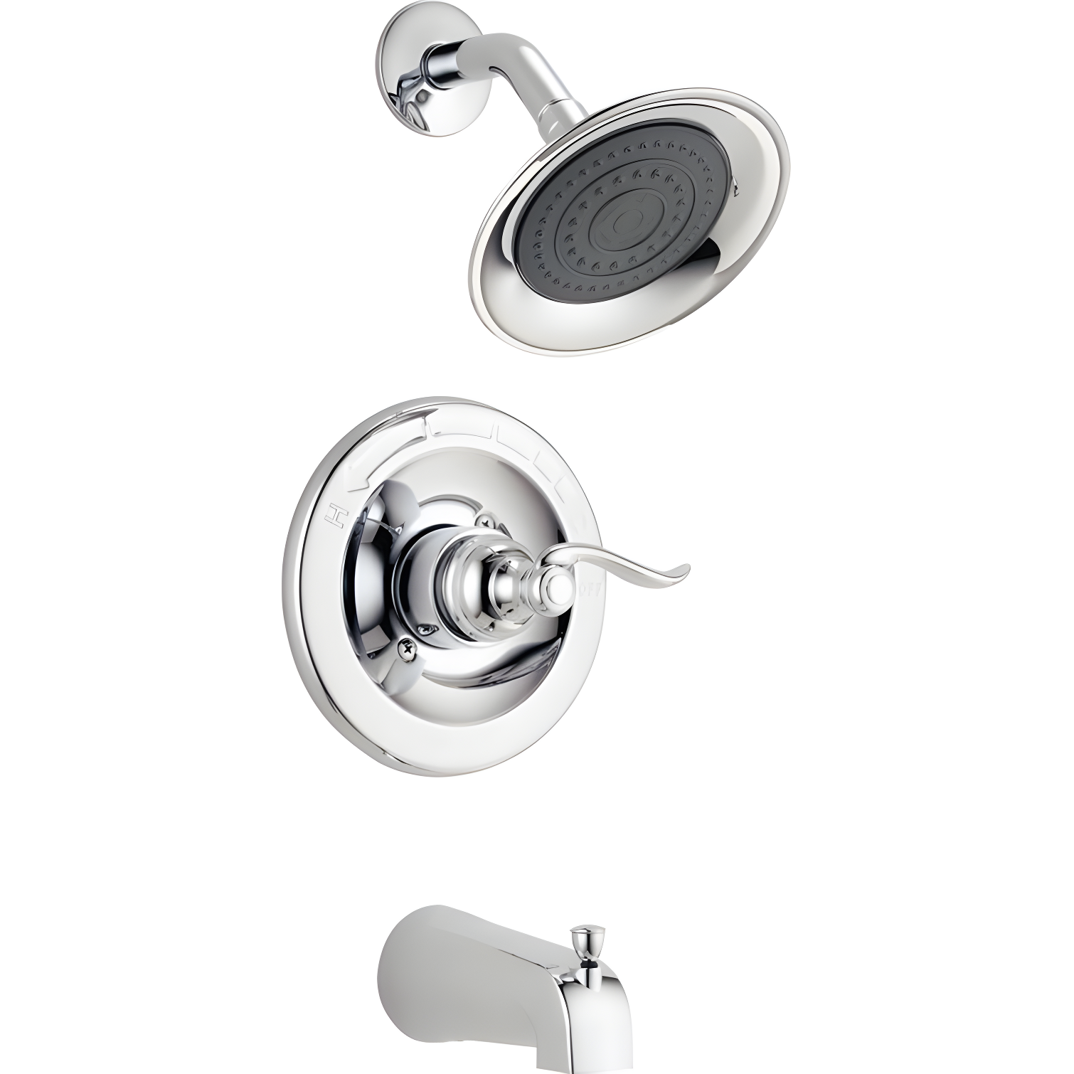 Windemere 6" Chrome Rainfall Wall-Mounted Shower Head Kit