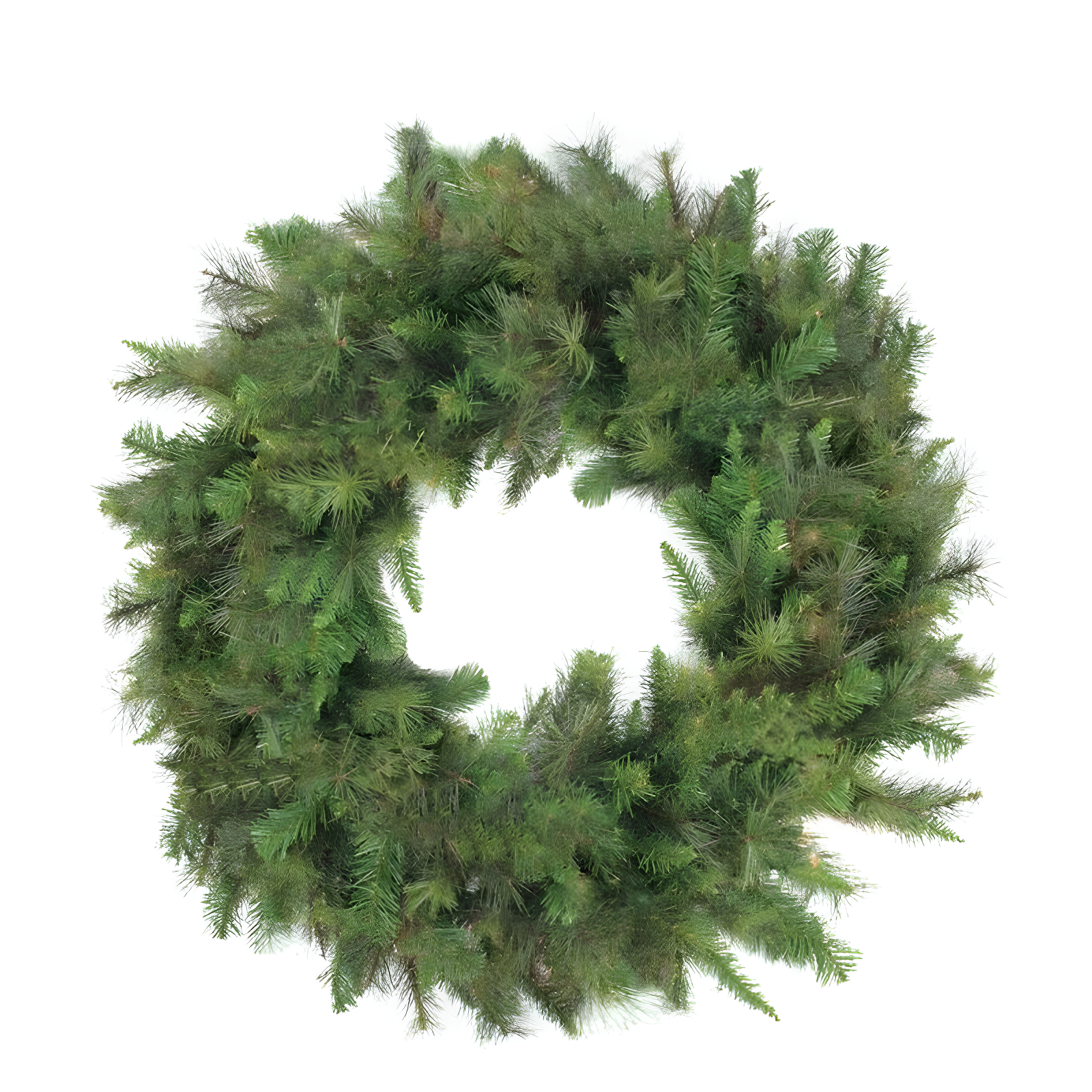 60" Green Mixed Pine Artificial Christmas Wreath