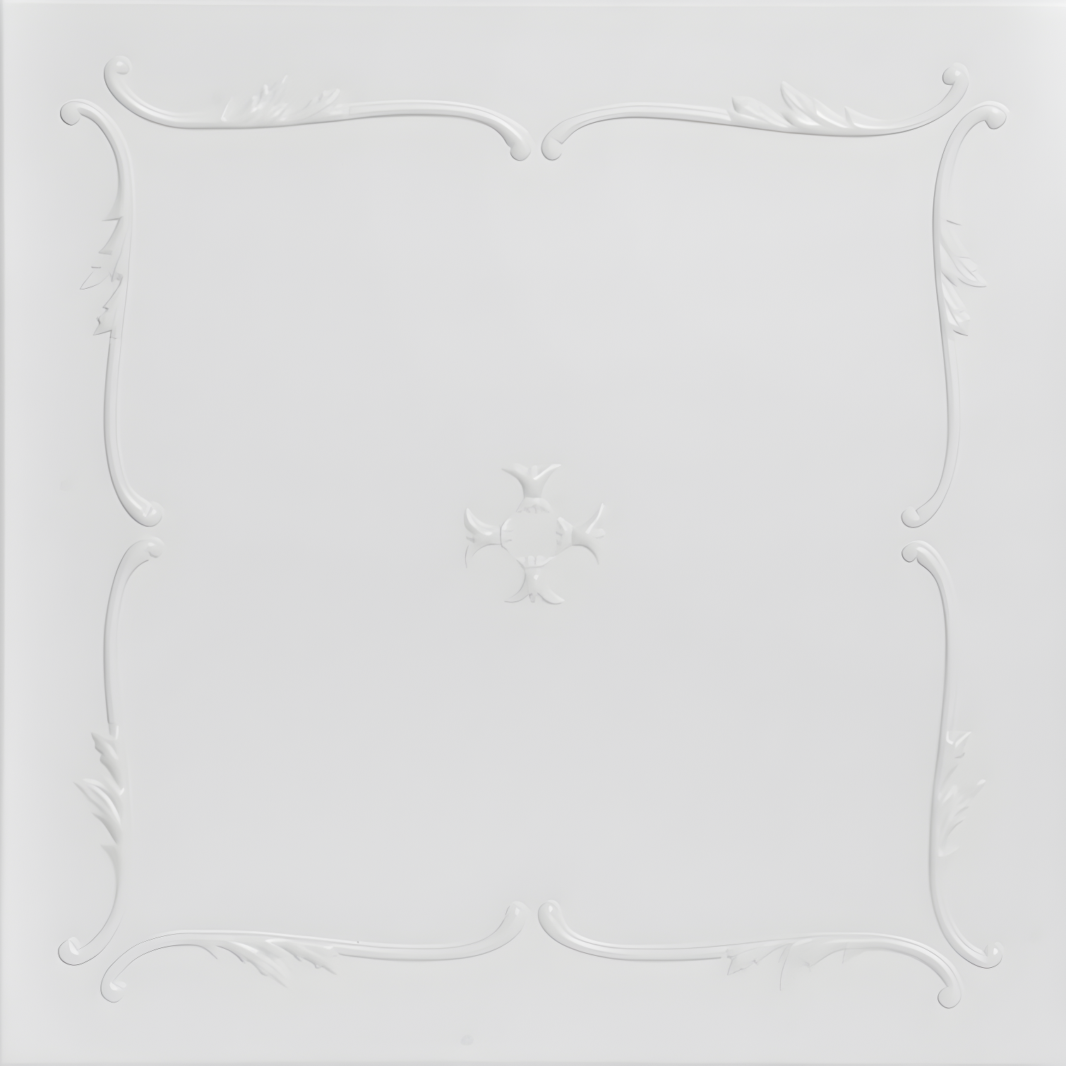 White Heron Polystyrene Glue-up Ceiling Tile Set