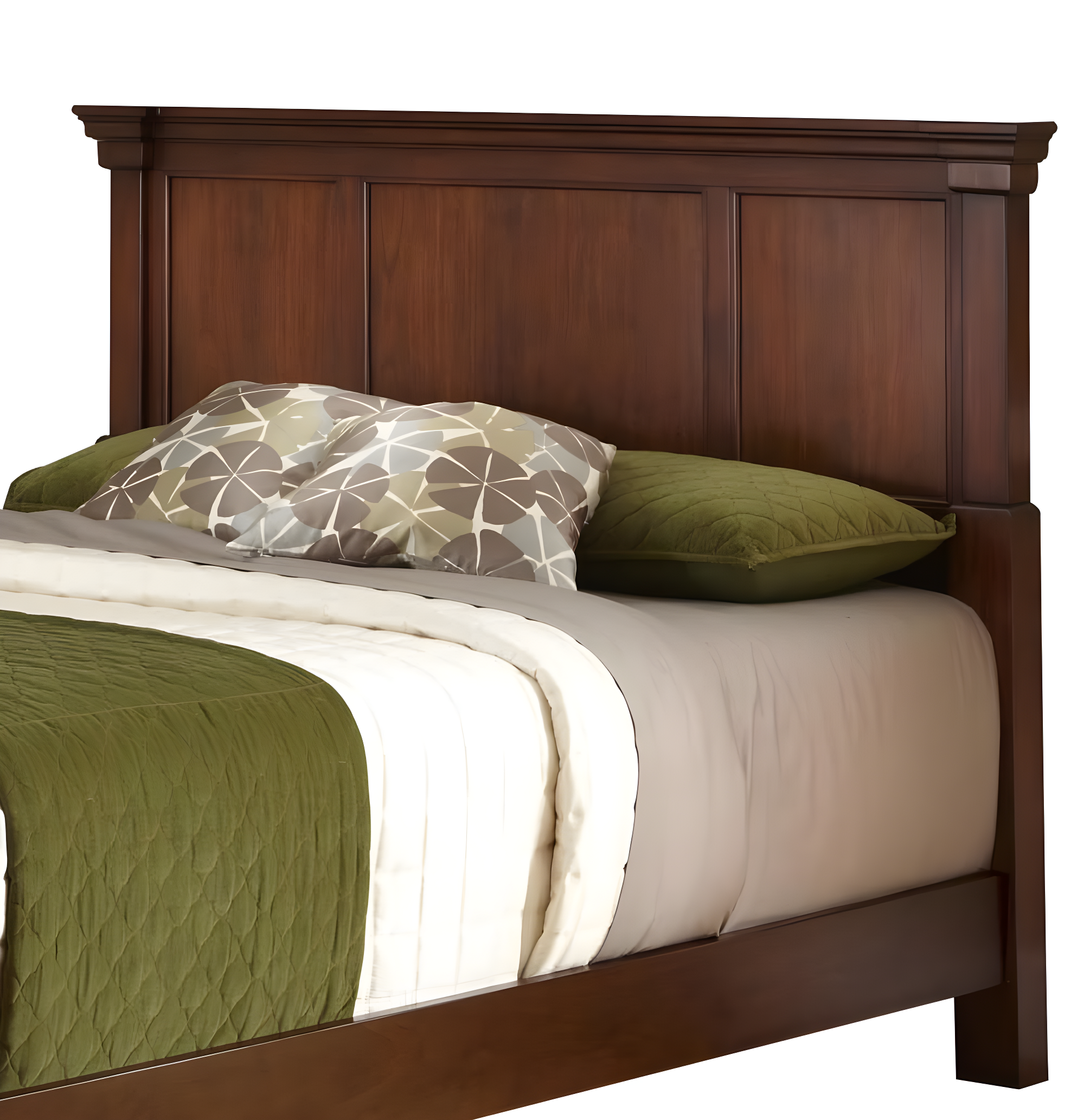 Aspen Rustic Cherry Mahogany Queen Headboard