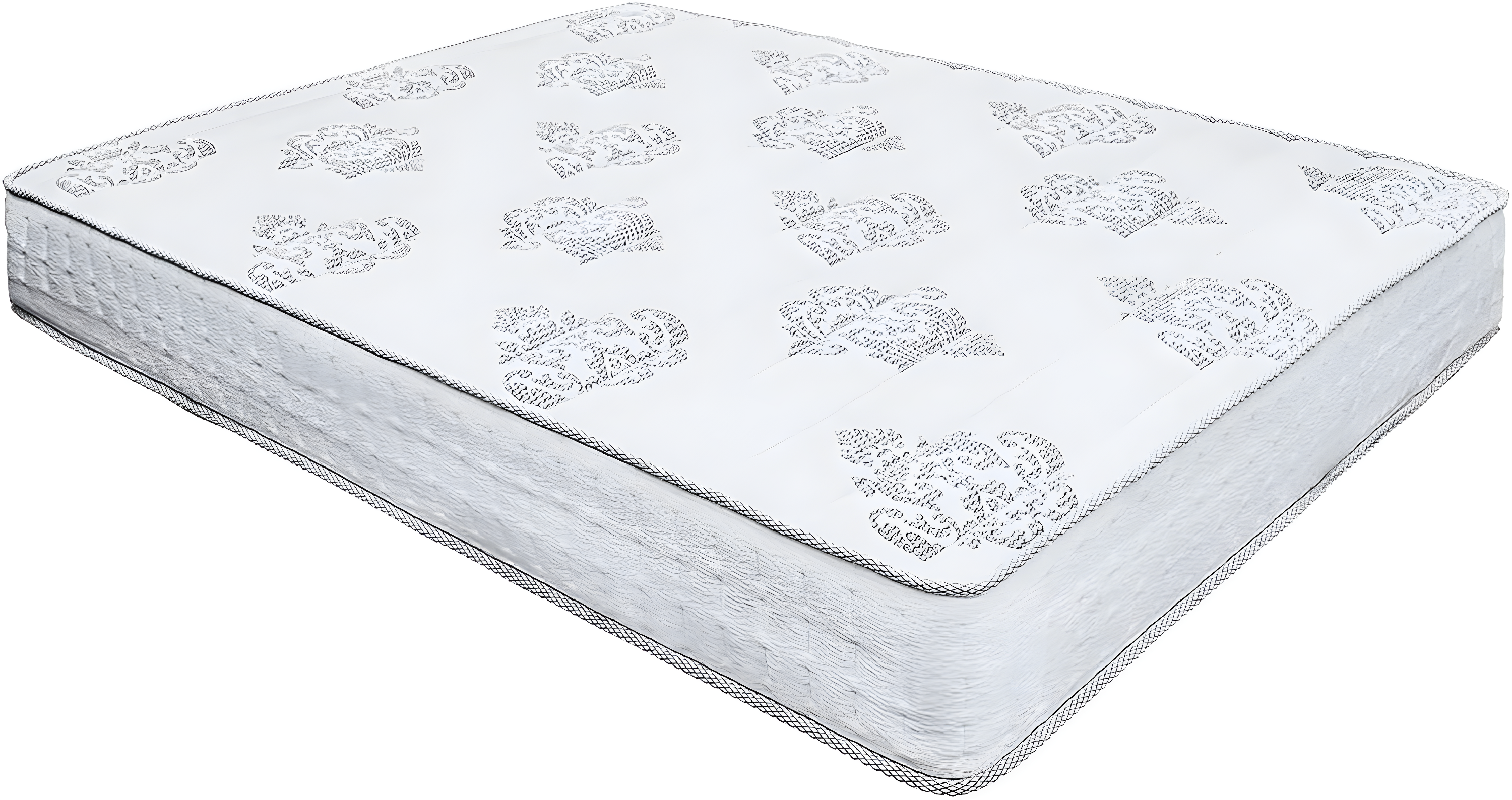 Full White Hybrid Innerspring Gel Memory Foam Mattress