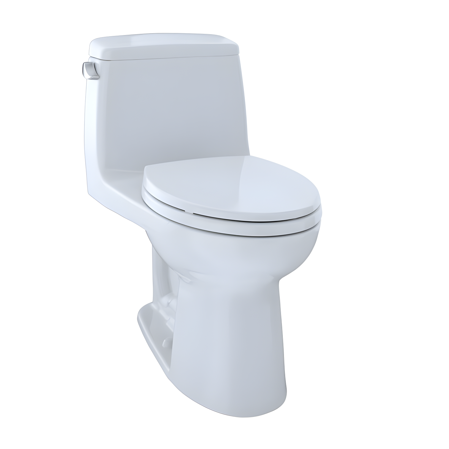 Bone Vitreous China Elongated One-Piece Toilet with SoftClose Seat