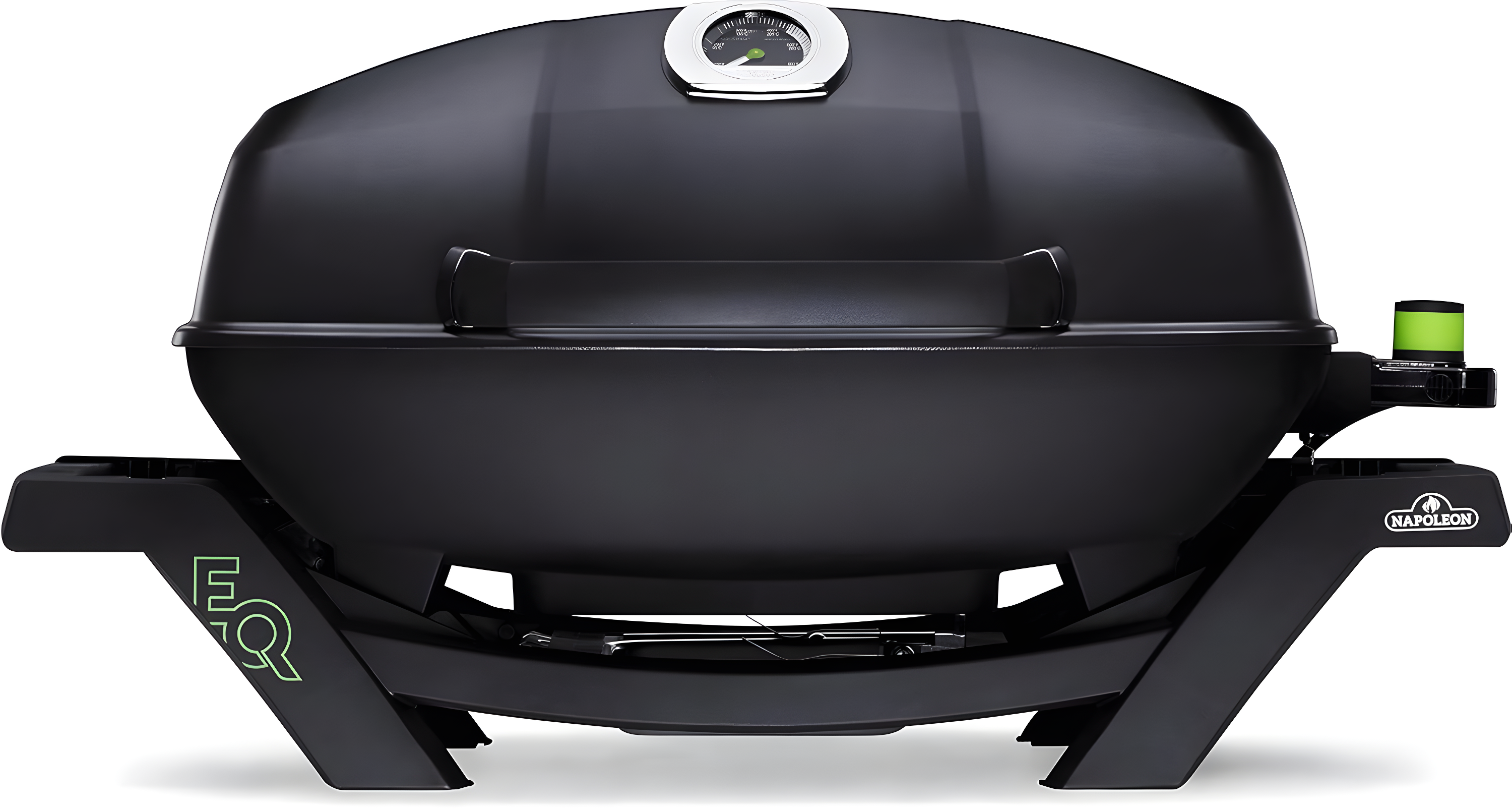 Napoleon Black Portable Electric Grill with Cast Iron Grids