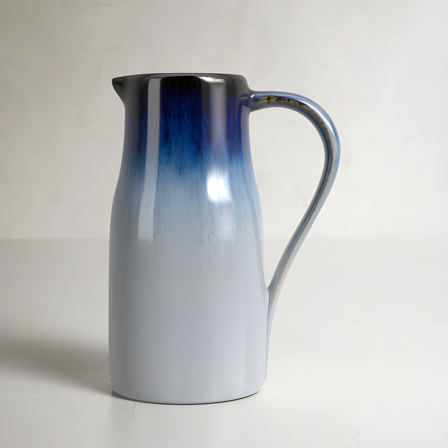 Cypress Grove 9.5'' High Ceramic Stoneware Large Pitcher