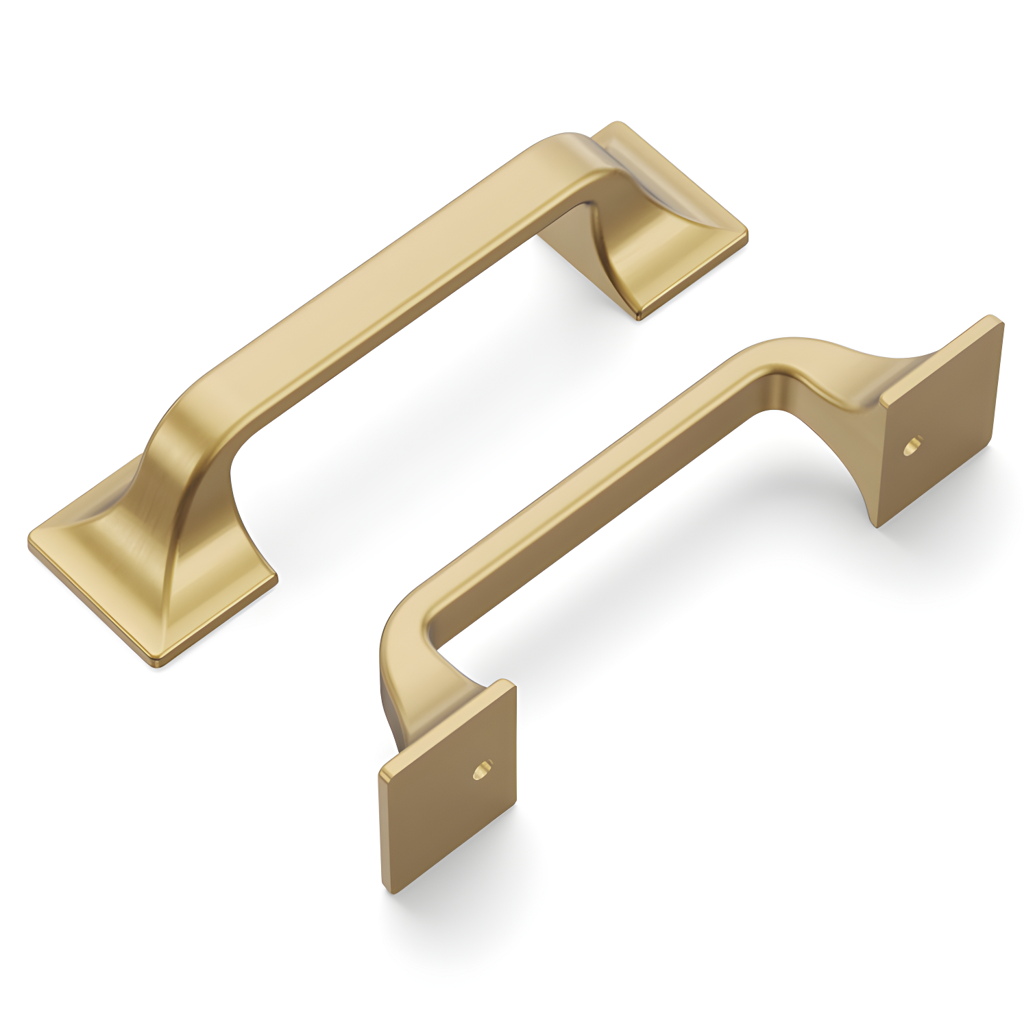 Champagne Bronze Brushed Modern Farmhouse Cabinet Pulls, 3 Inch