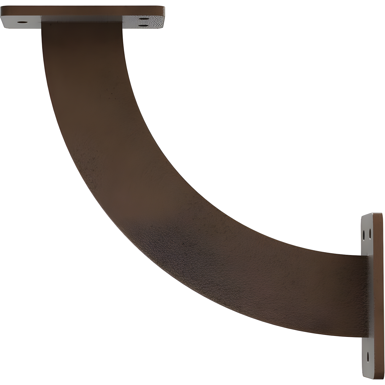 Hammered Brown 9" Steel Bracket for Shelves and Countertops