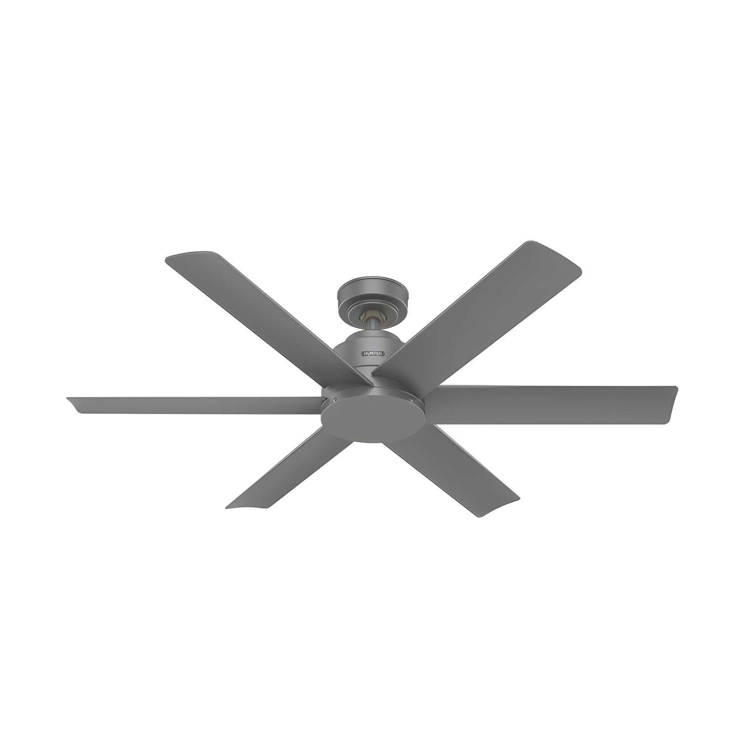 Kennicott 52" Matte Silver Industrial Outdoor Ceiling Fan