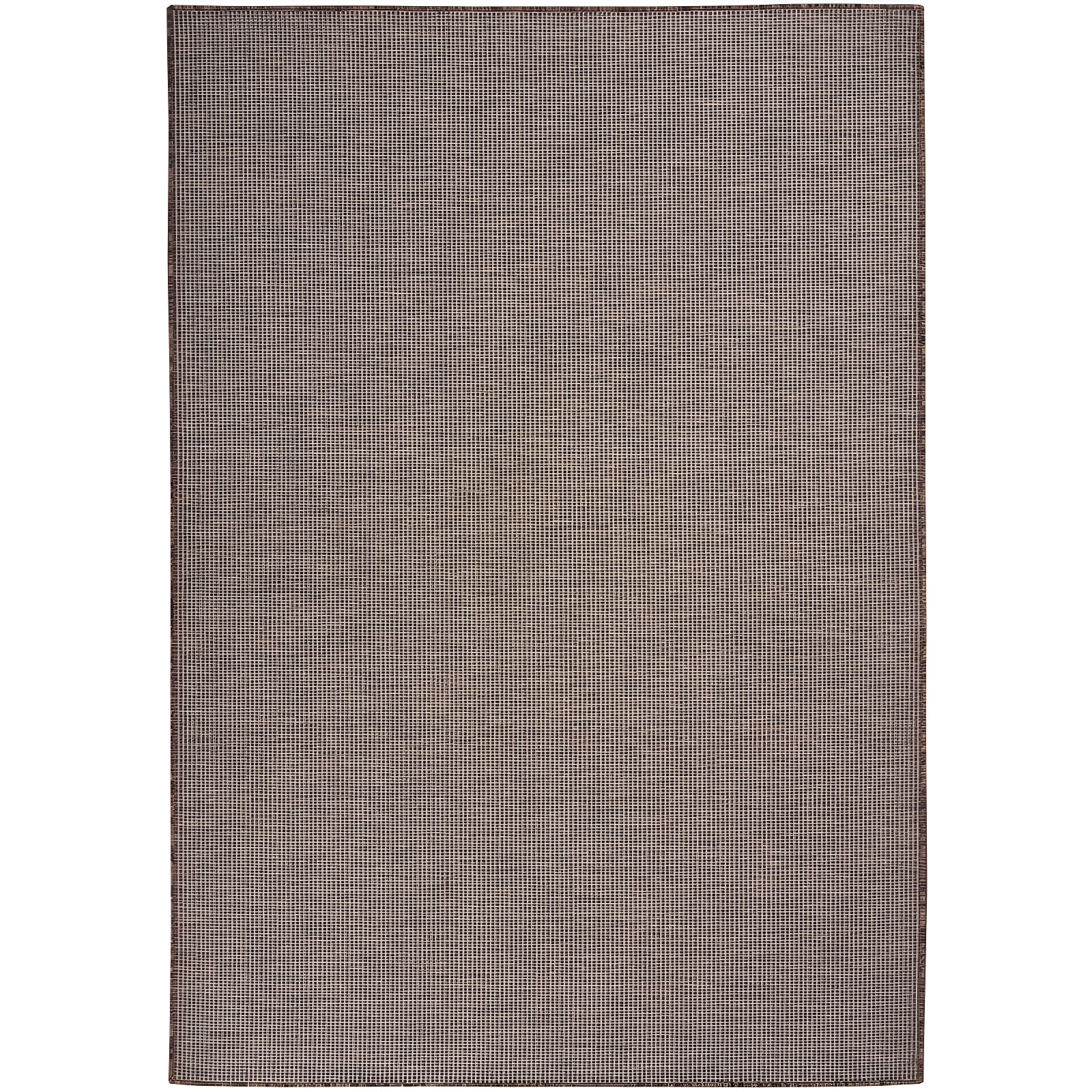 Natural Solid Synthetic Rectangular 4' x 6' Area Rug