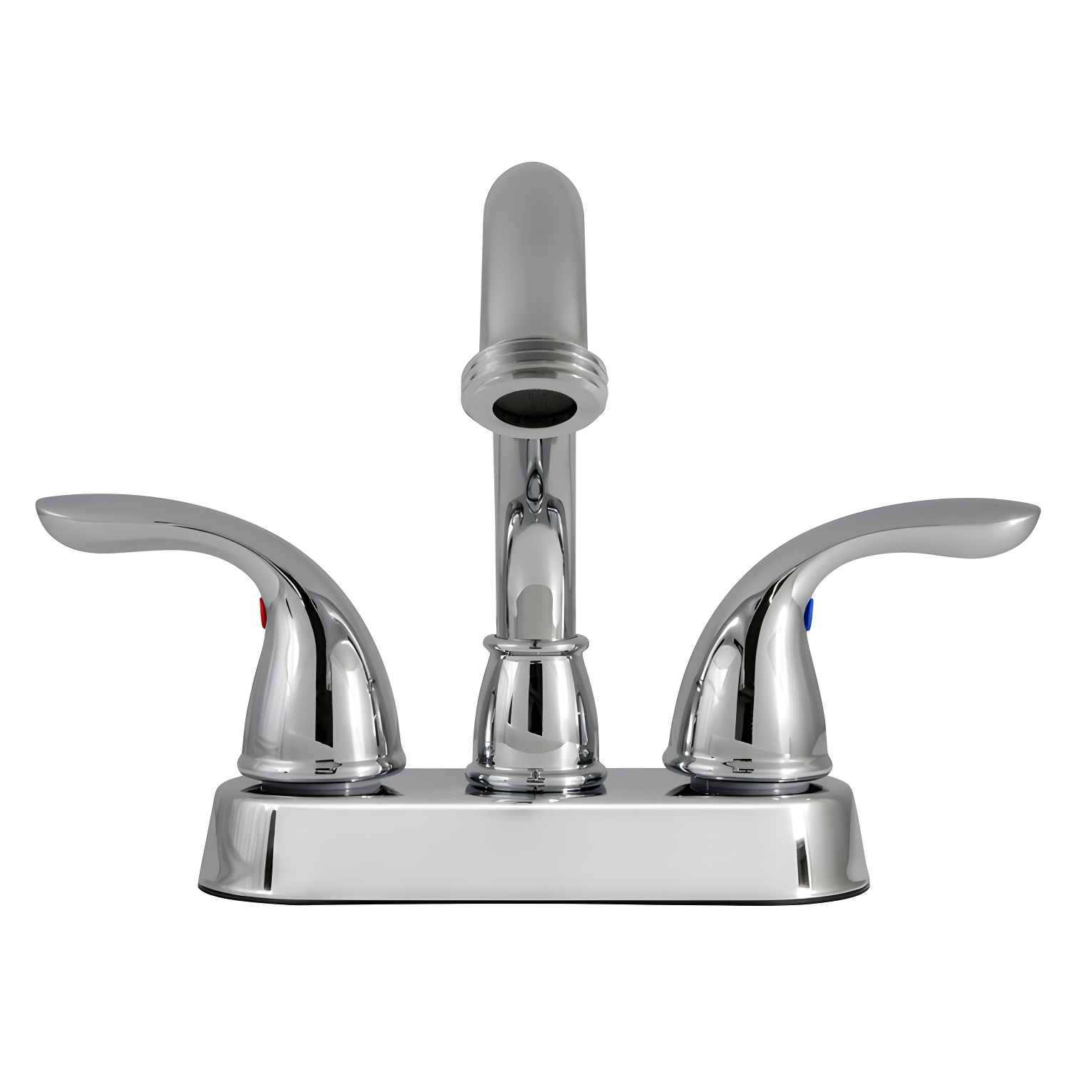 Polished Chrome Dual Handle Utility Faucet with Brass Body