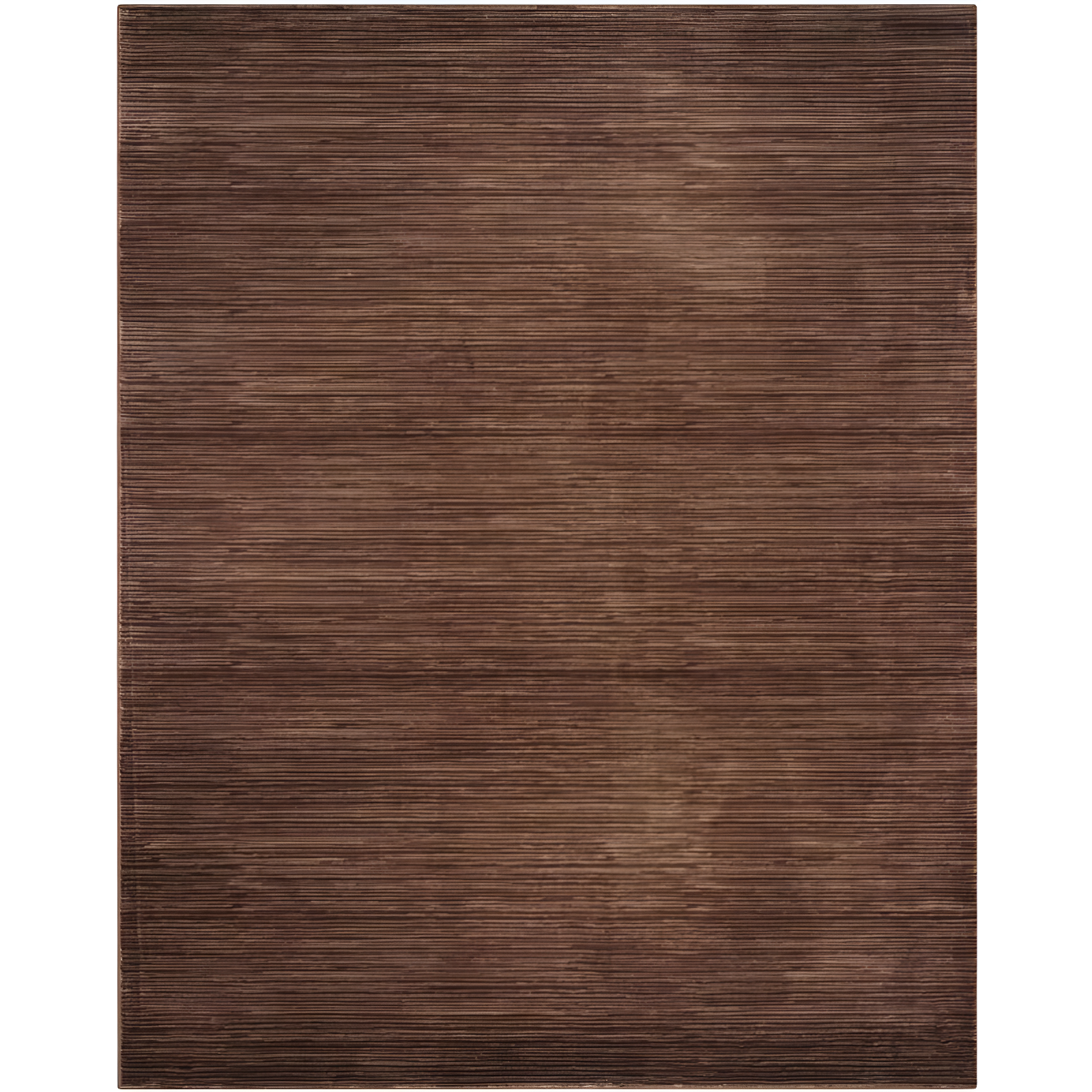 Elegant Vision Brown 9' x 12' Hand-Knotted Synthetic Area Rug