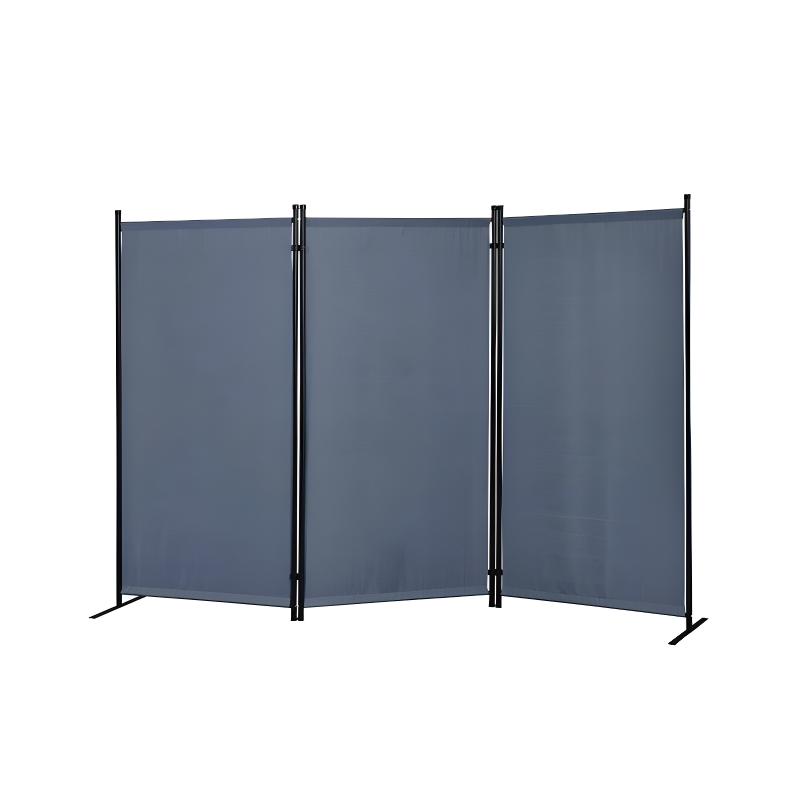 Galaxy Gray 3-Panel Water-Resistant Folding Room Divider