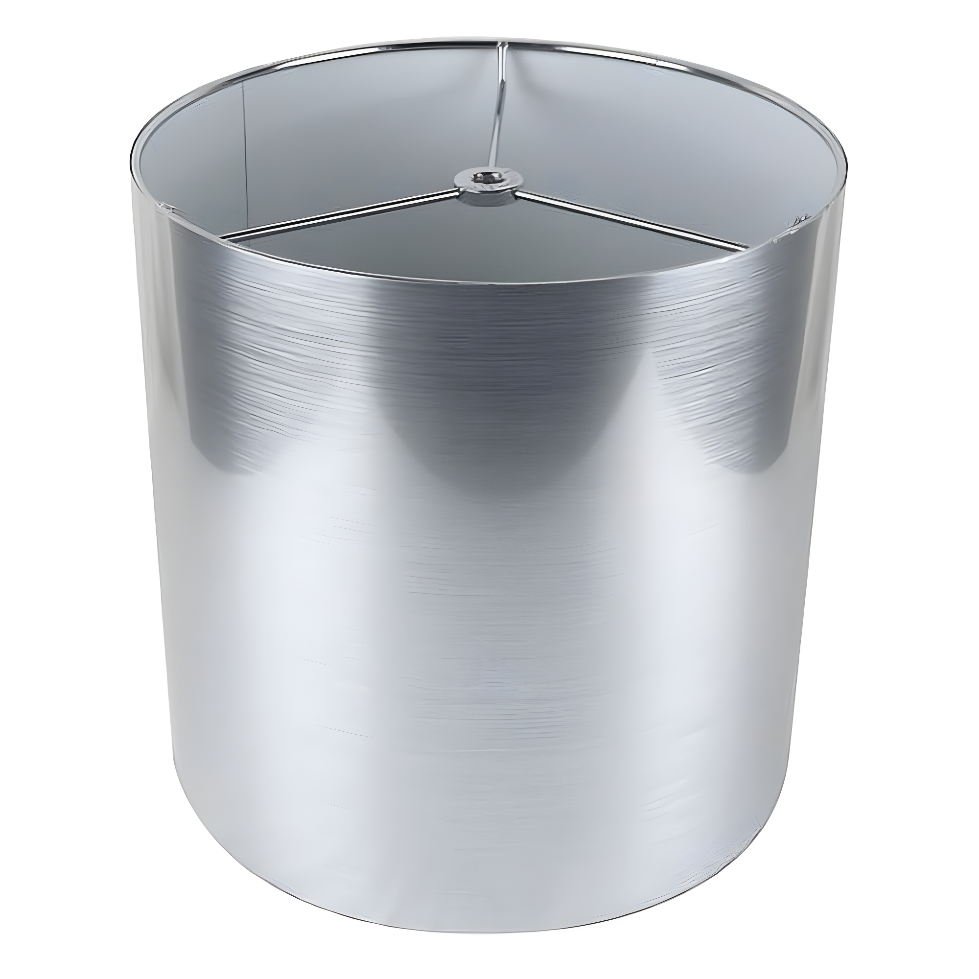 Urbanest Classic 10'' Silver Metallic Drum Lamp Shade