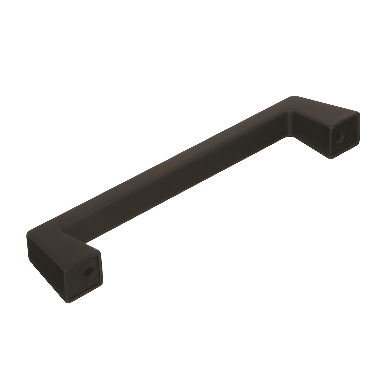 Black Bronze Matte Modern Industrial Bar Pull with Mounting Hardware