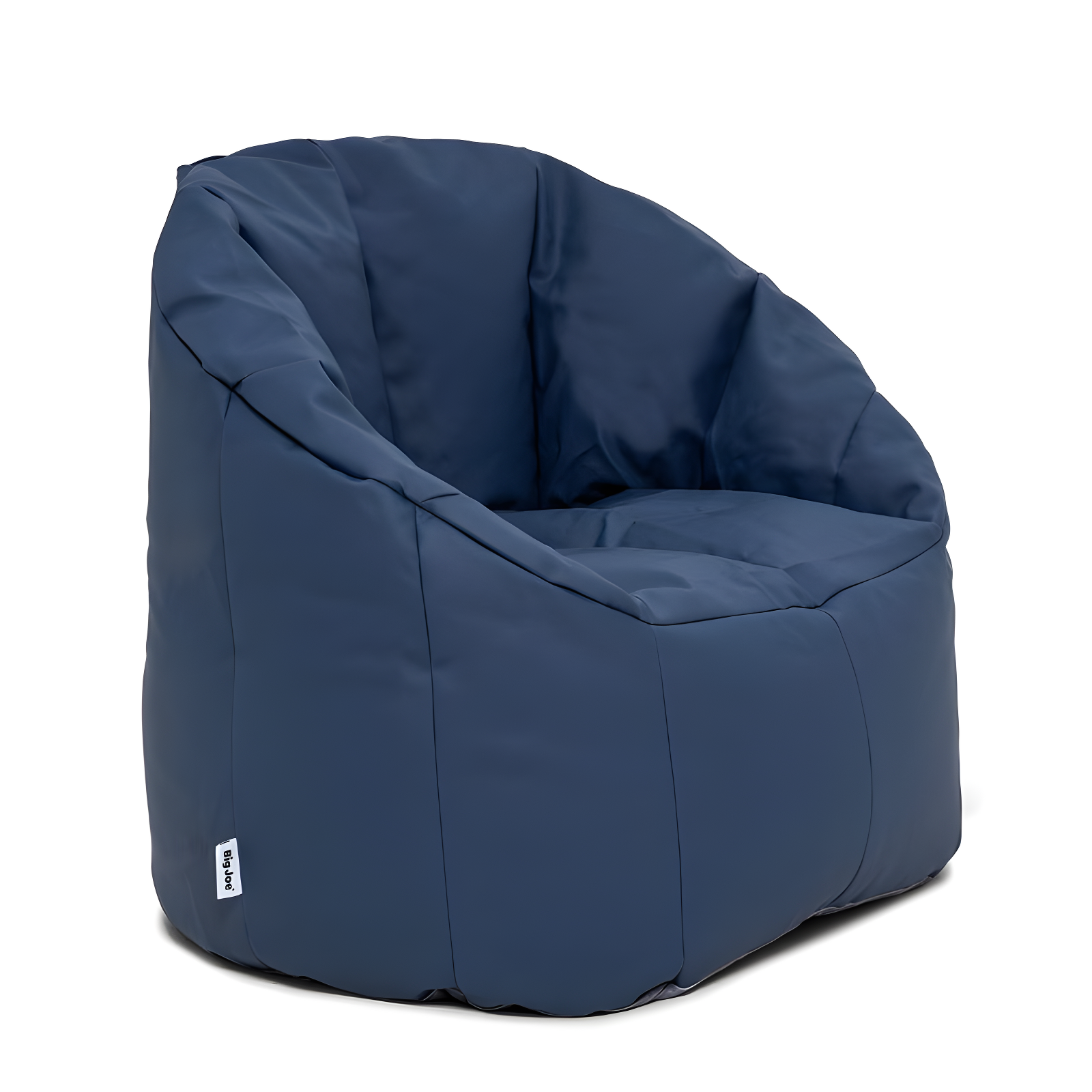 Navy Marine Outdoor Bean Bag Chair with Vinyl Cover