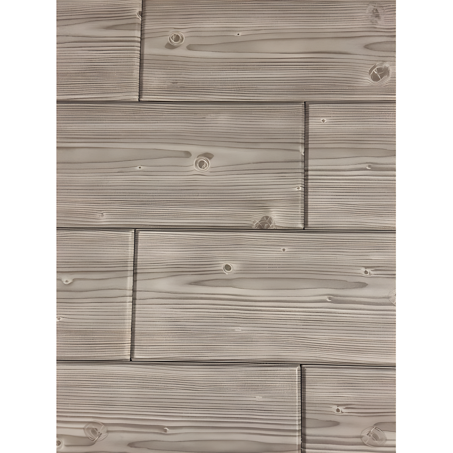 Warm Gray Foam Wood Glue-Up Ceiling Planks 39 in x 6 in