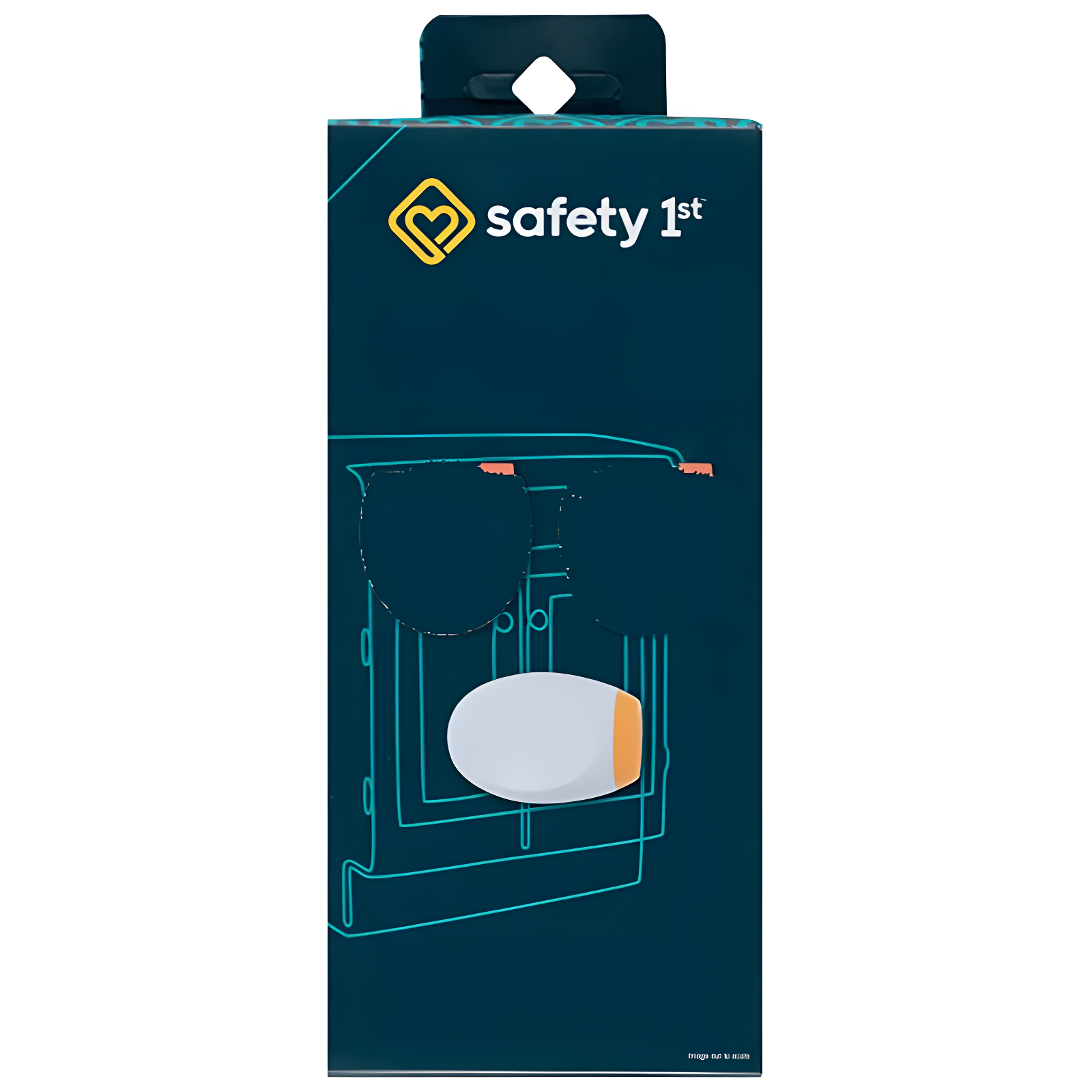 Safety 1st White Metal Magnetic Cabinet Lock with Extra Key