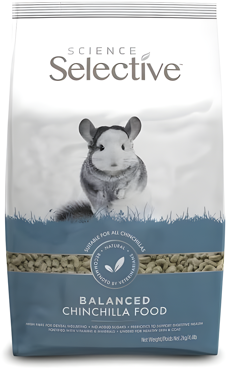 Balanced Chinchilla Food with Parsley and Linseed, 4 lbs