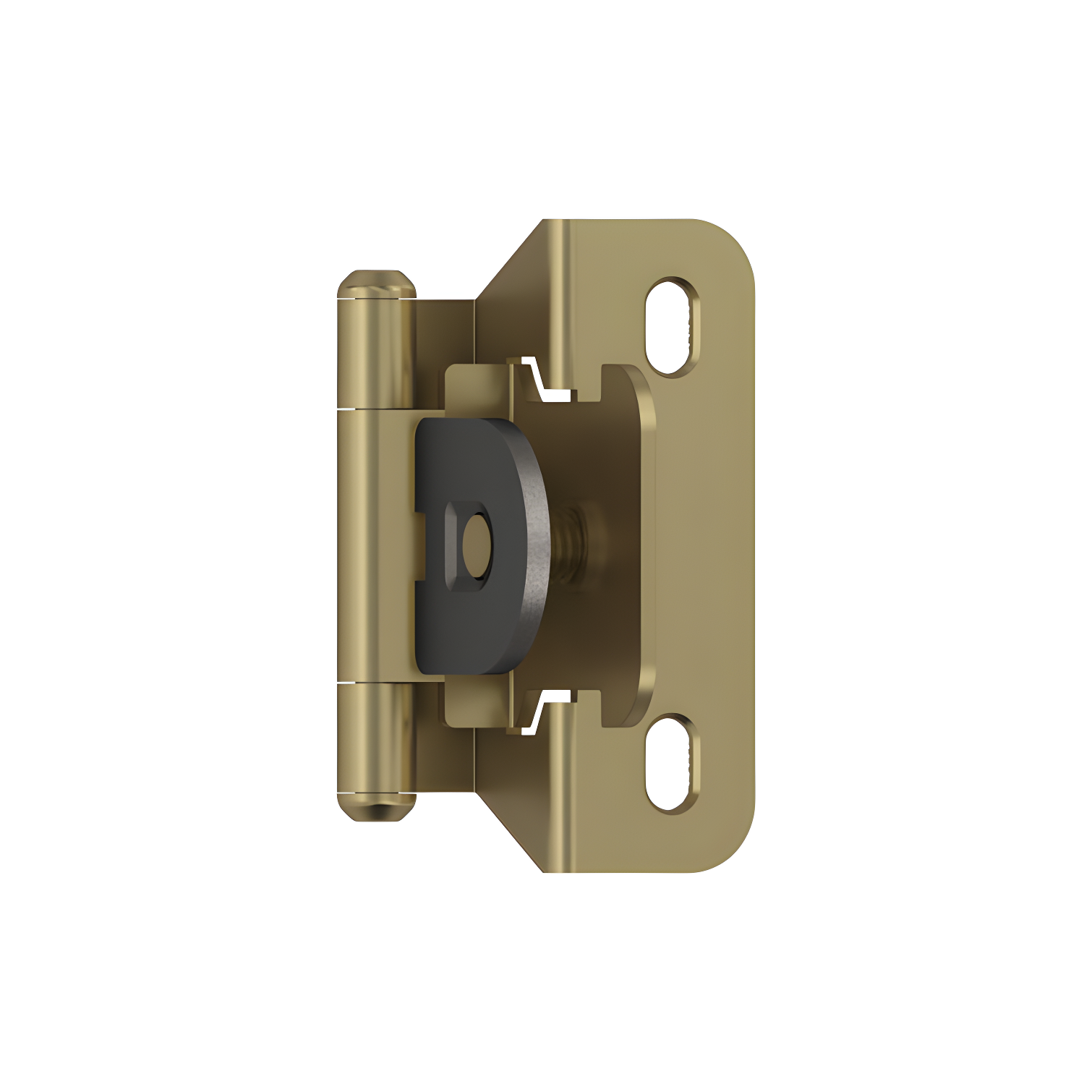 Golden Champagne 1/4 Inch Overlay Cabinet Hinge