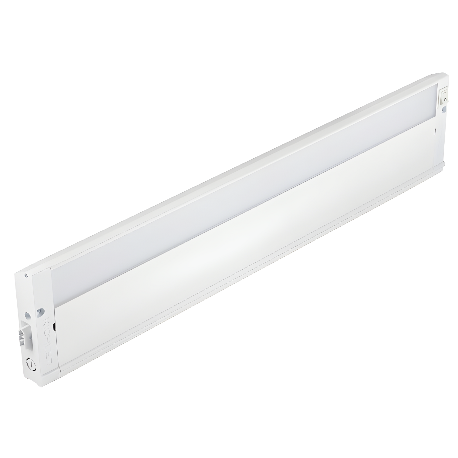 22'' White LED Under Cabinet Light Bar with Frosted Diffuser