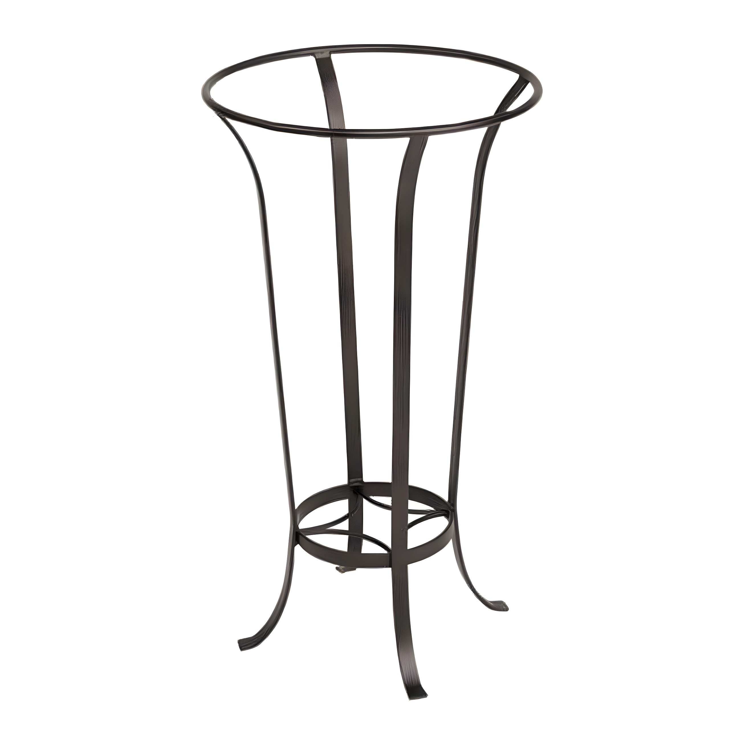 Roman Bronze Wrought Iron Tulip Plant Stand