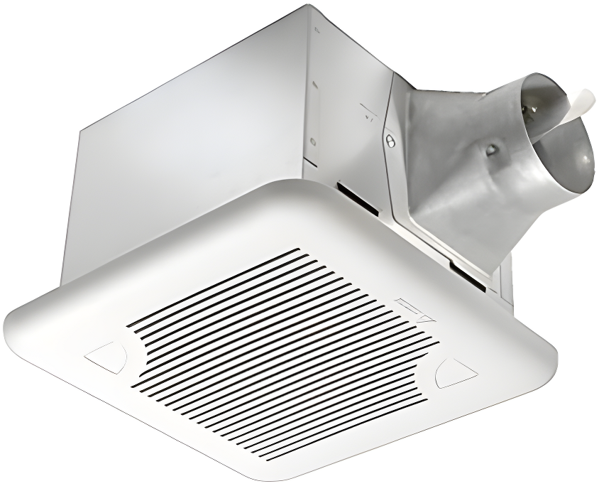 White Dual Speed Ceiling Mount Exhaust Fan with Energy Star