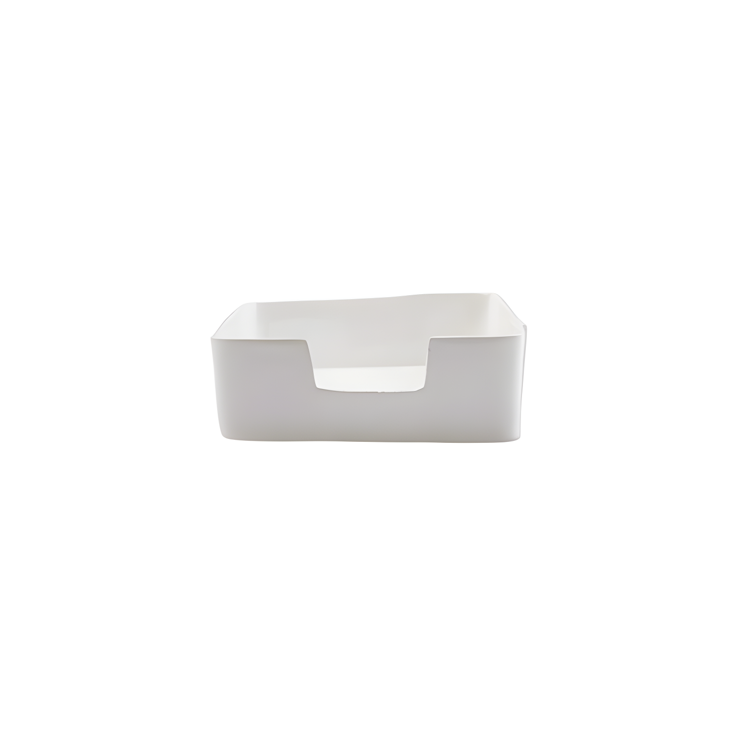 White Ceramic Square Napkin Holder