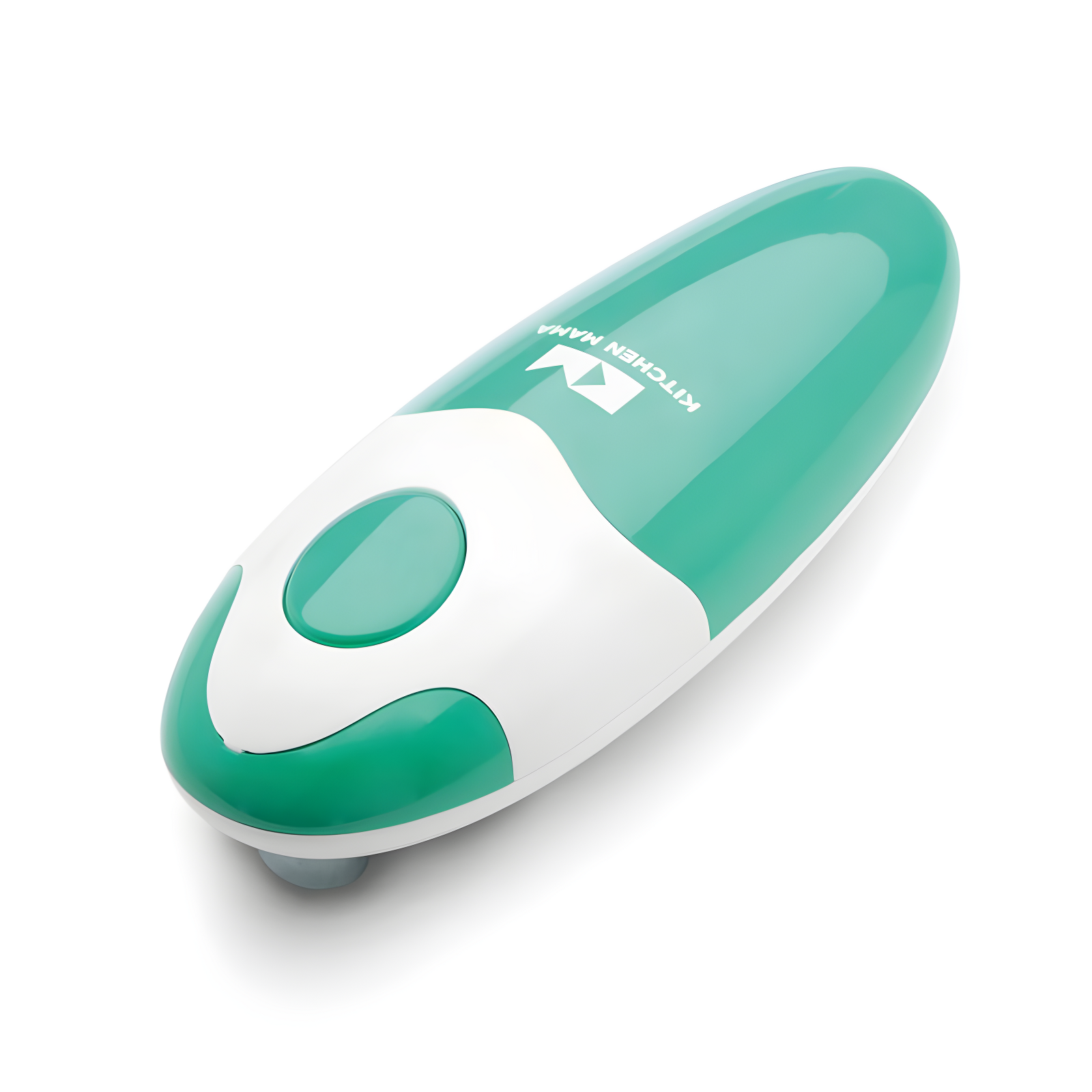 Teal Green Ergonomic Battery-Powered Electric Can Opener