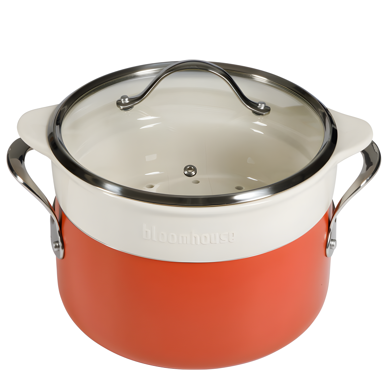 Terracotta Orange Non-Stick Aluminum 6-Quart Dutch Oven Set