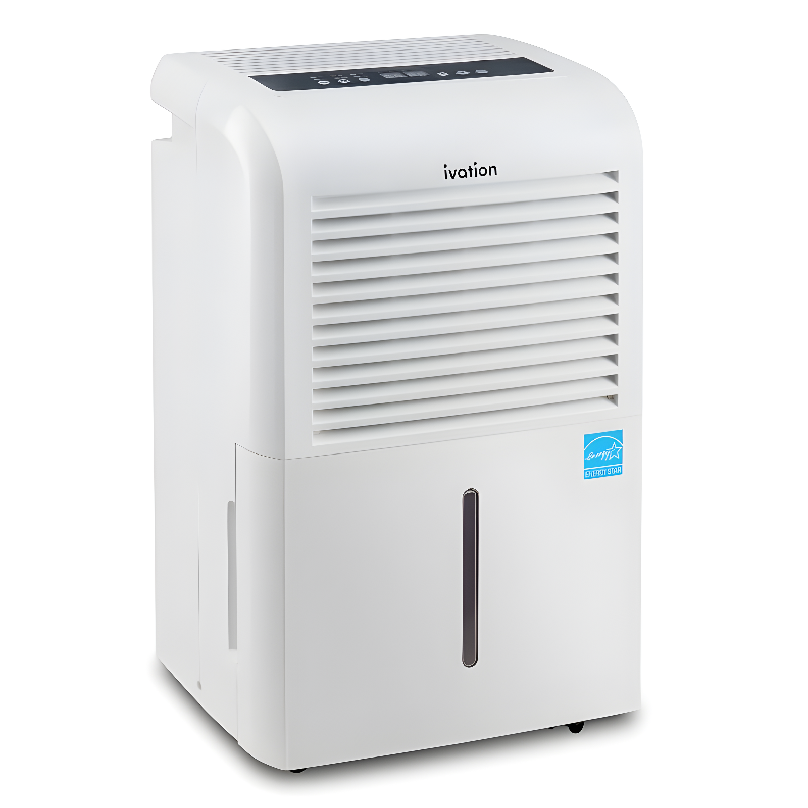 Ivation 50 Pint White Energy Star Smart Wi-Fi Dehumidifier