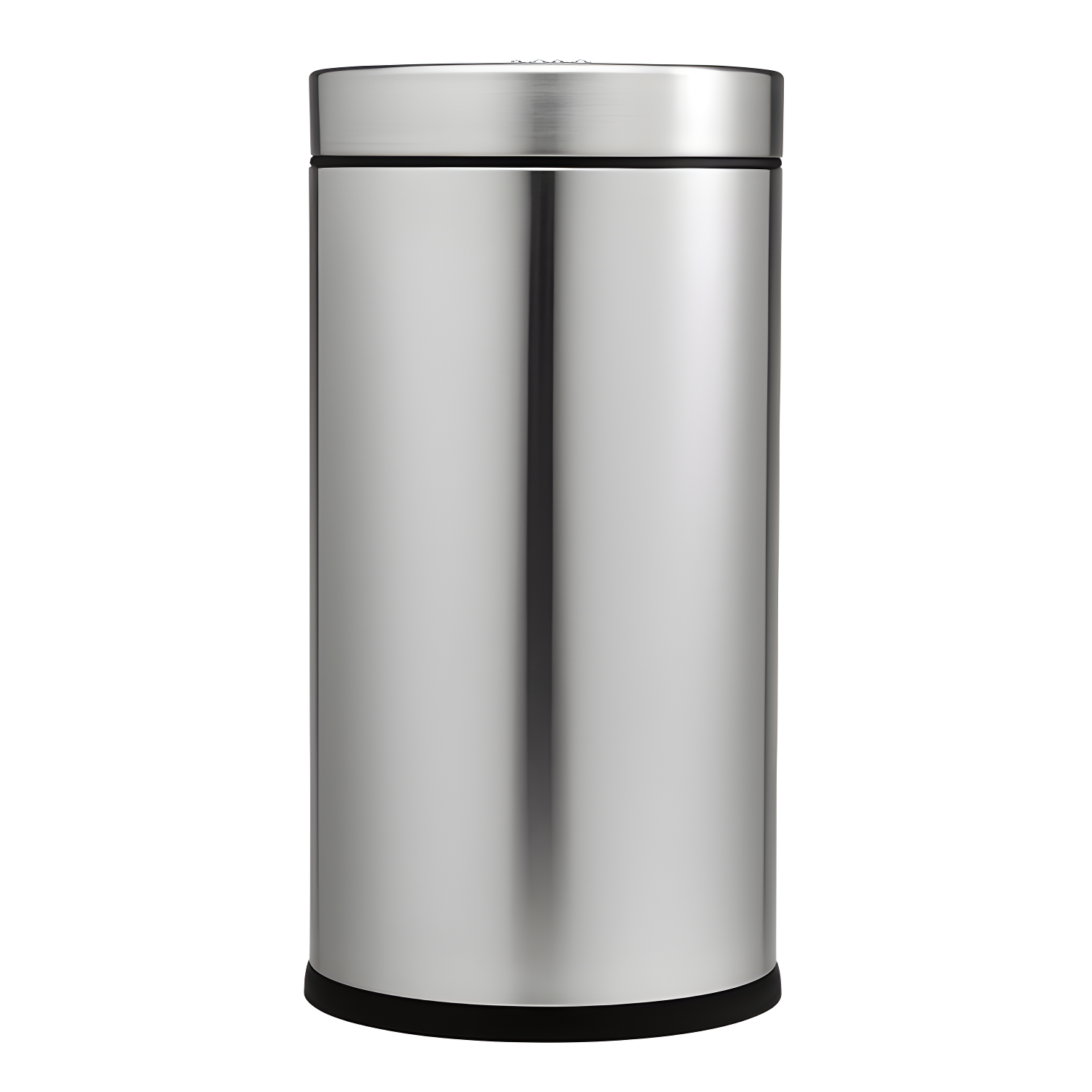 55 Liter Brushed Stainless Steel Swing Top Trash Can