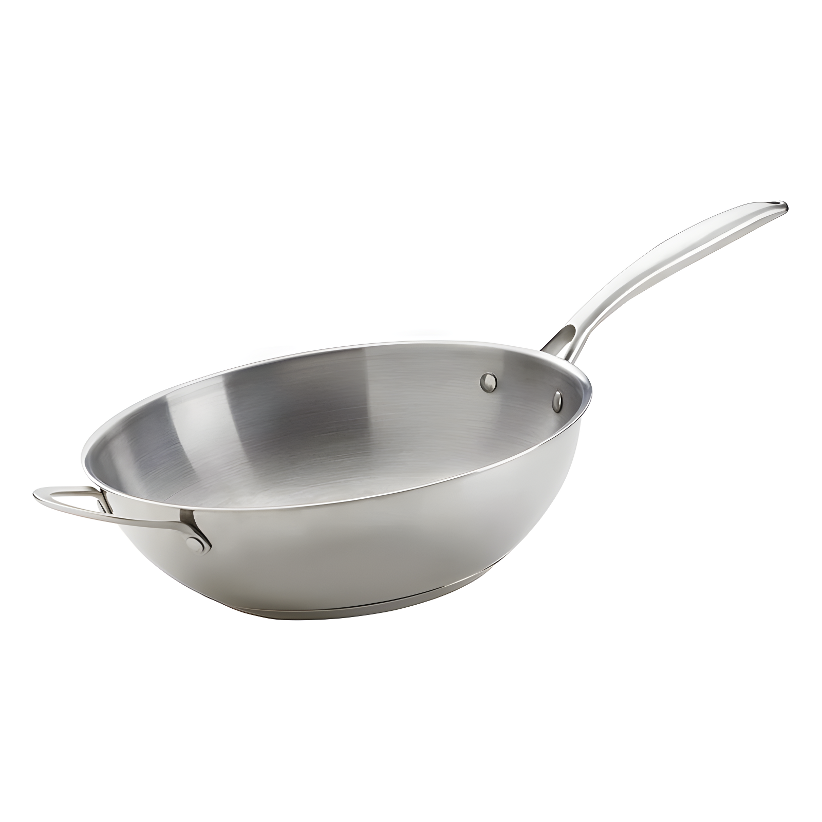 Napoleon 12-Inch Stainless Steel Wok with Dual Handles