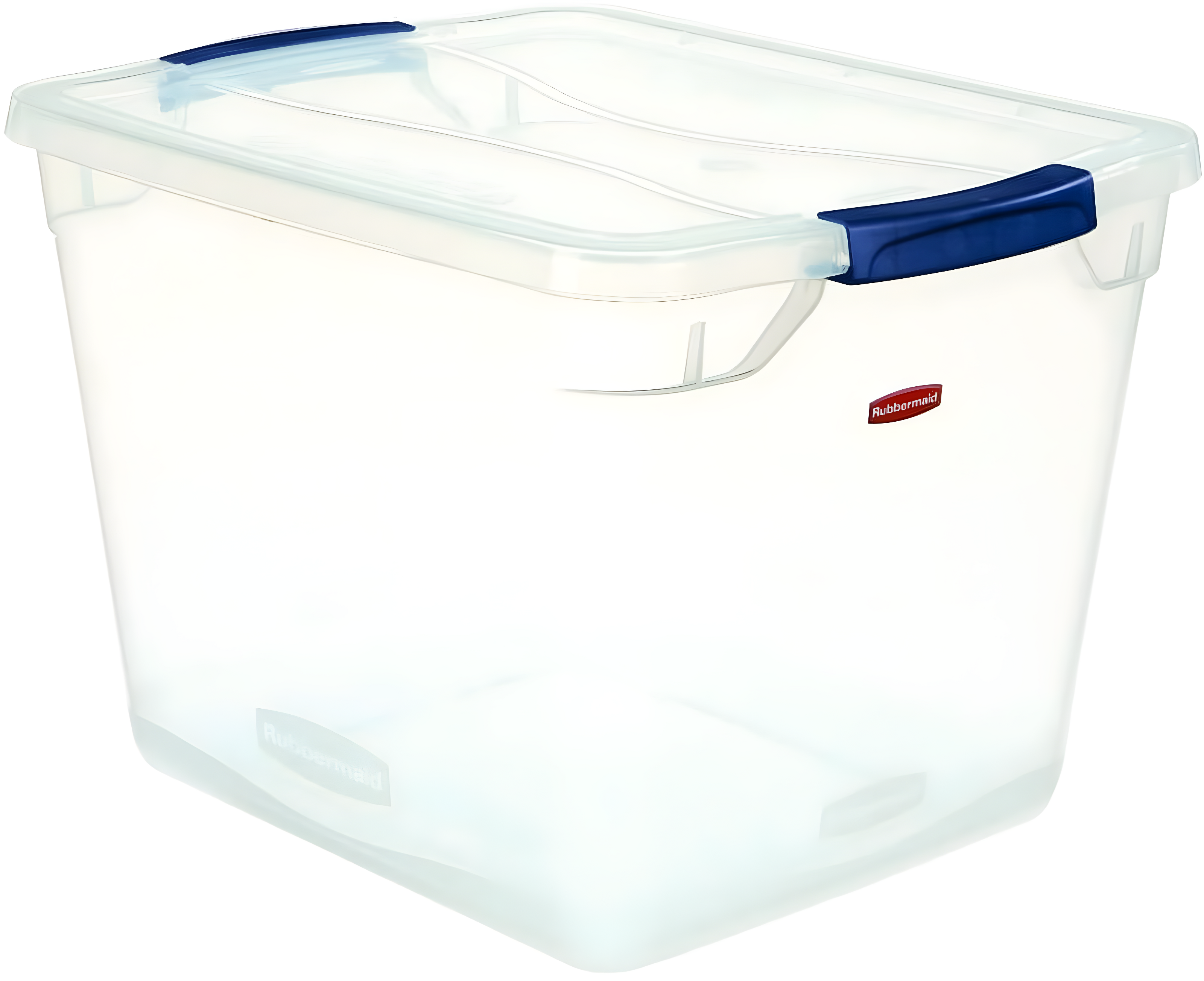 30 Quart Clear Plastic Stackable Lidded Storage Box