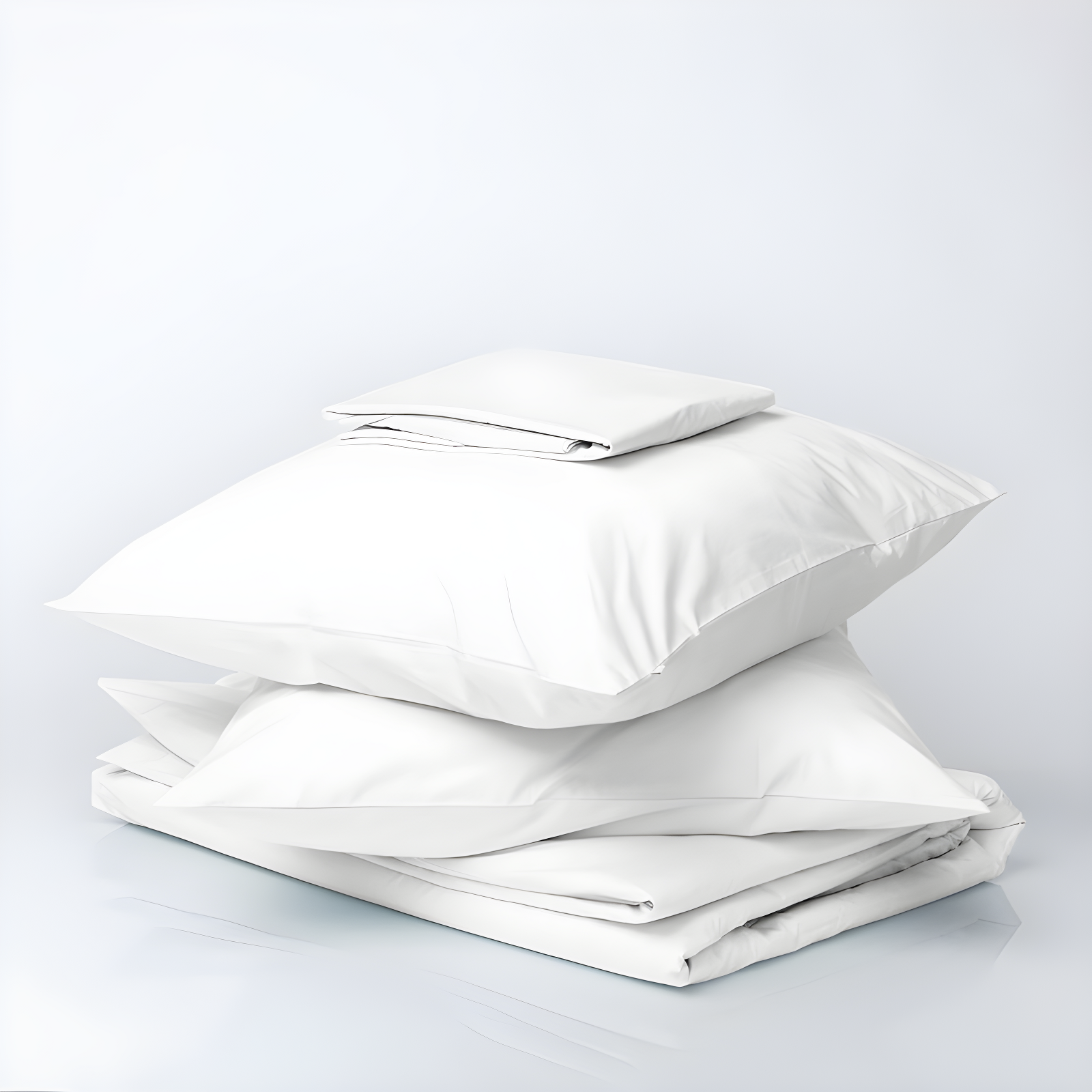 Full White Organic Cotton Deep Pocket Percale Sheet Set