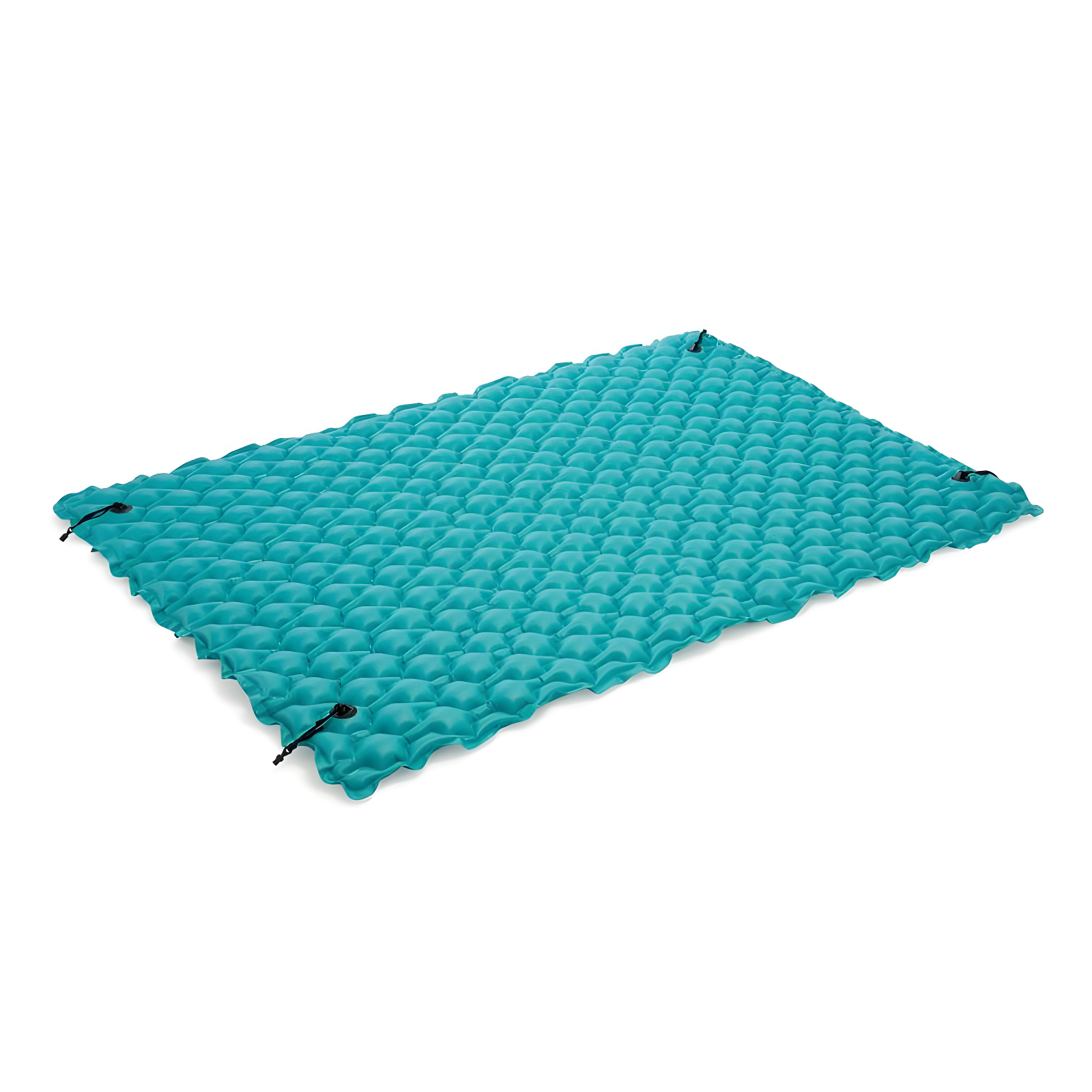 Teal Giant Inflatable Floating Pool Mat with Connectors