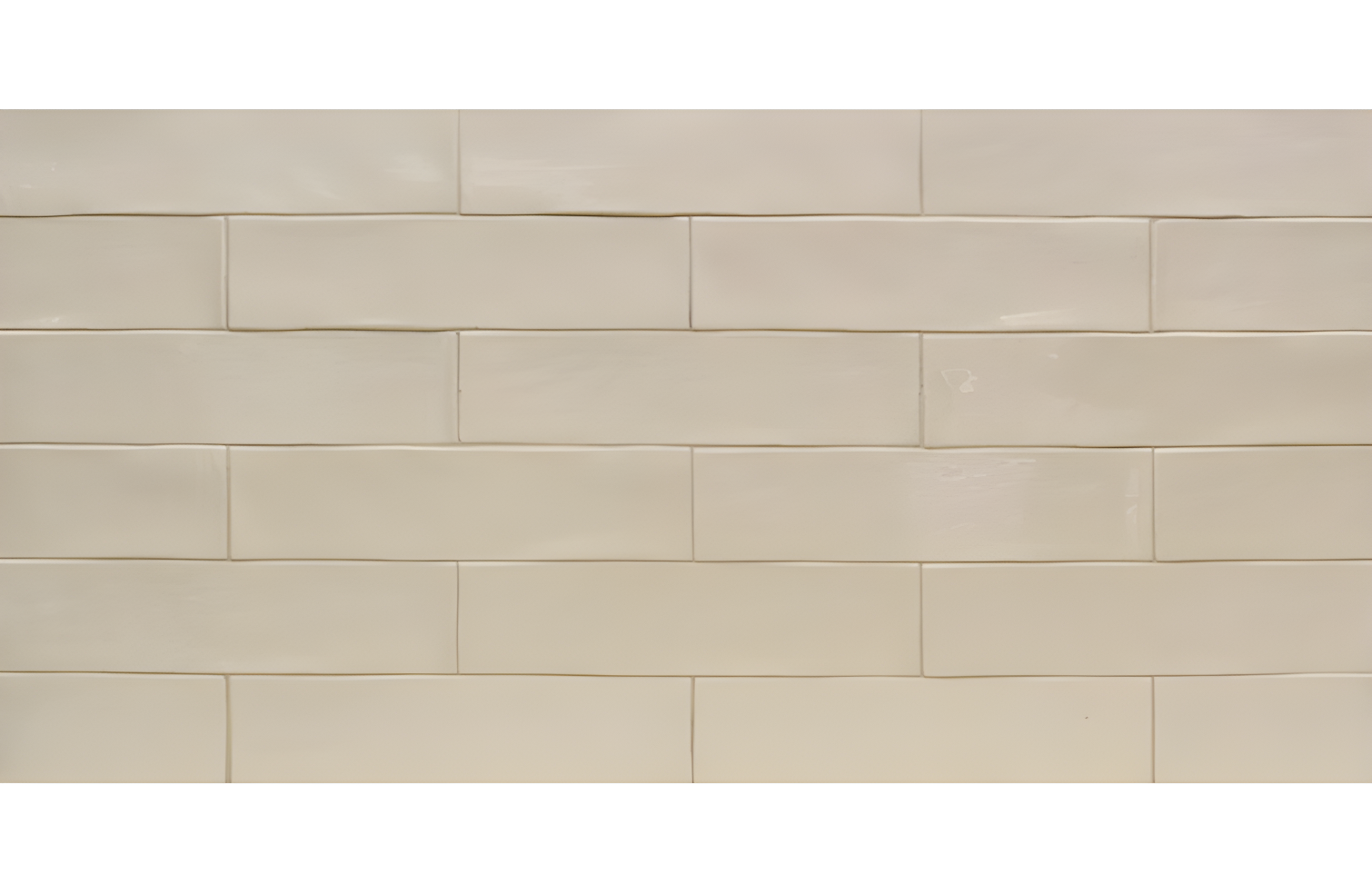 Vanilla 3" x 12" Polished Ceramic Subway Wall Tile