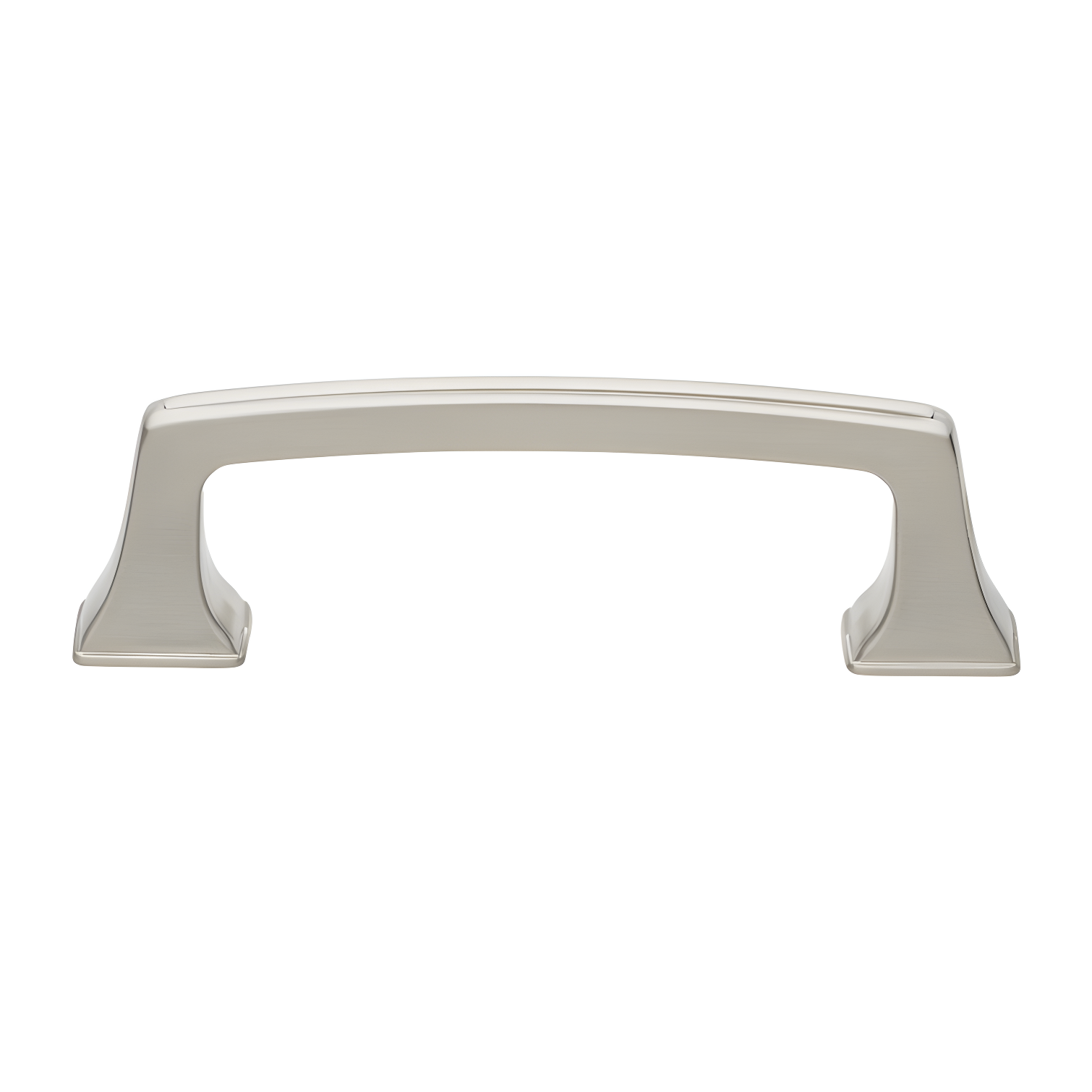 Brushed Nickel Modern Cabinet Pull with Mounting Hardware