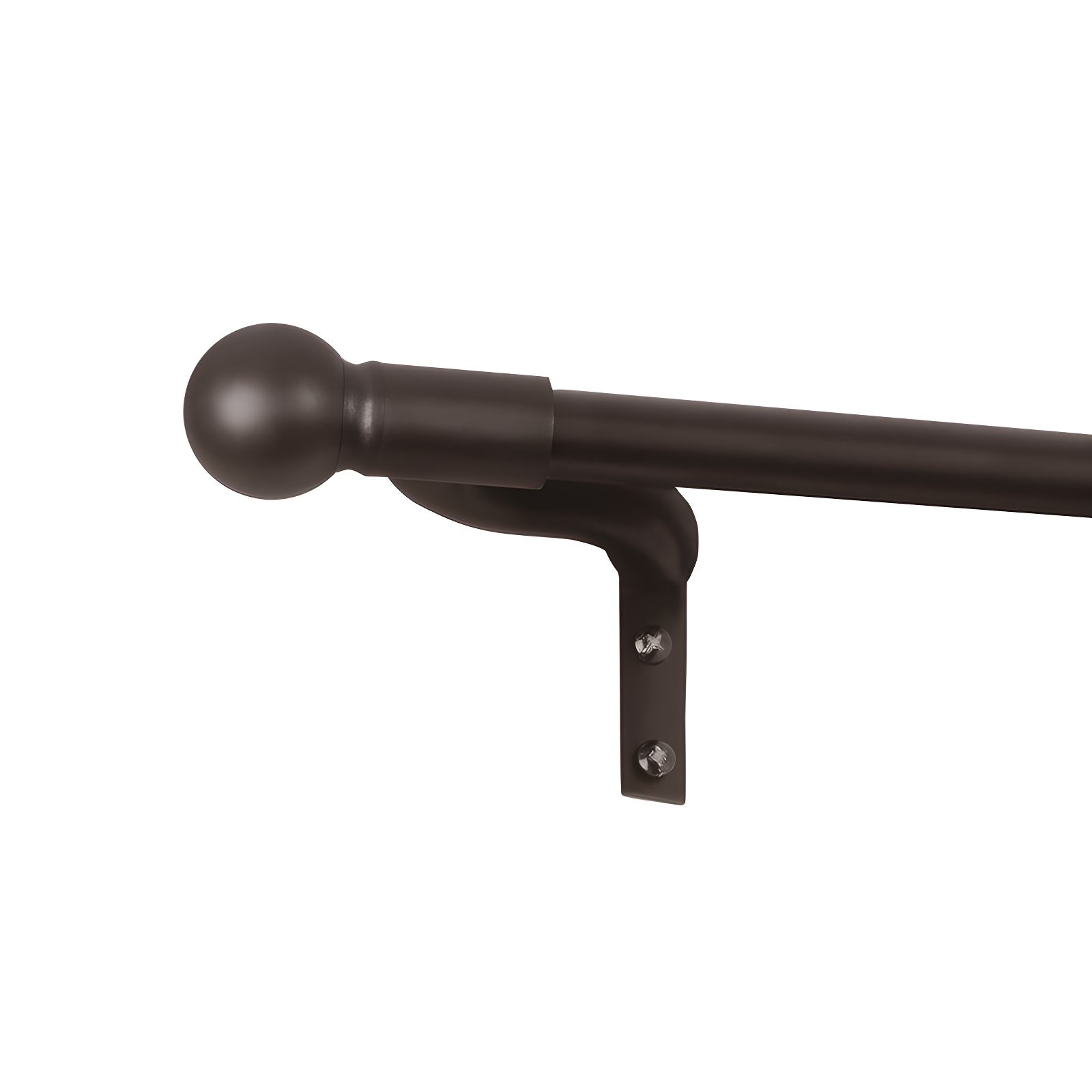 Oil Rubbed Bronze Adjustable Café Window Rod 18-48 Inches