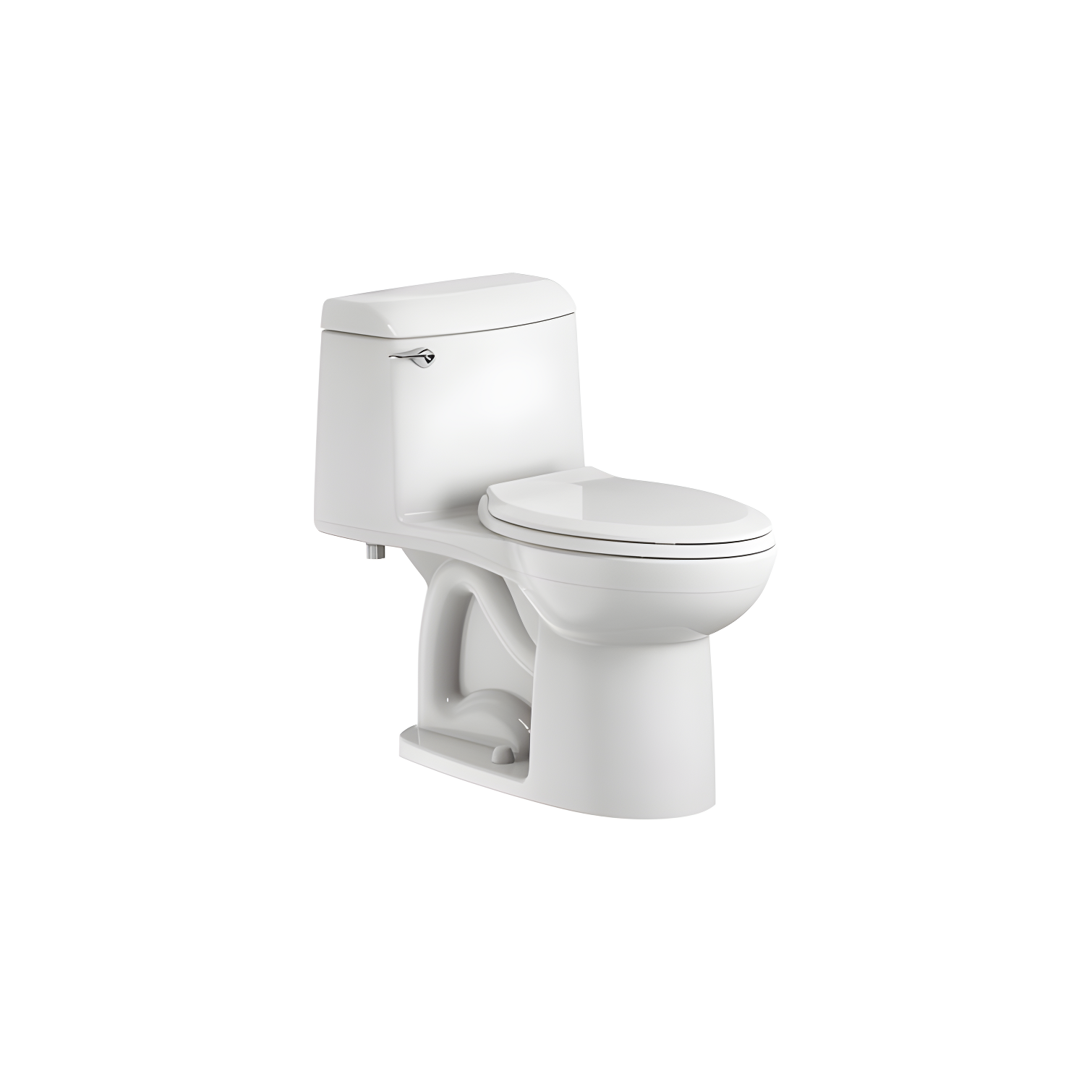 Champion 4 White Vitreous China Elongated One-Piece Toilet