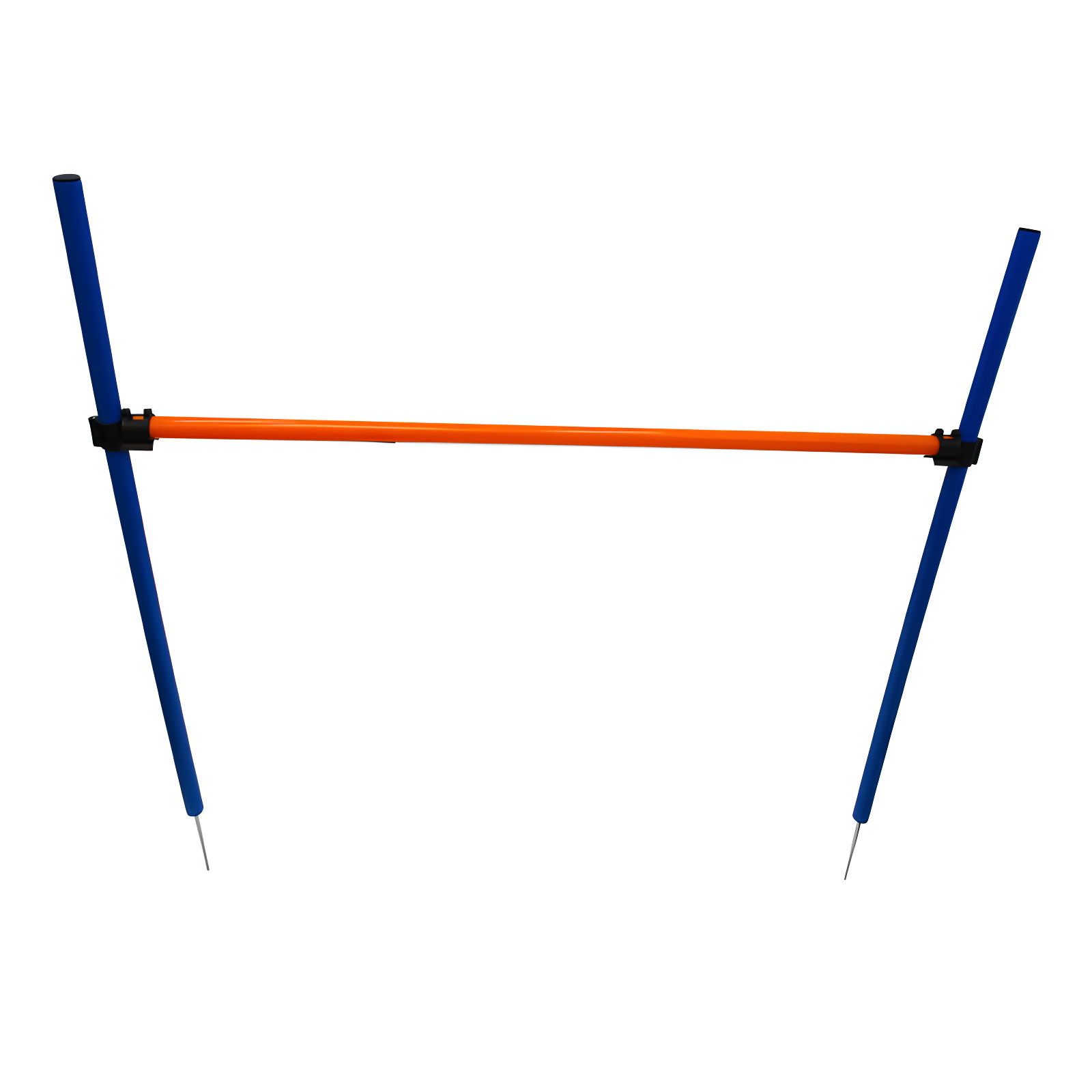 Adjustable Blue and Orange Dog Agility Training Hurdle