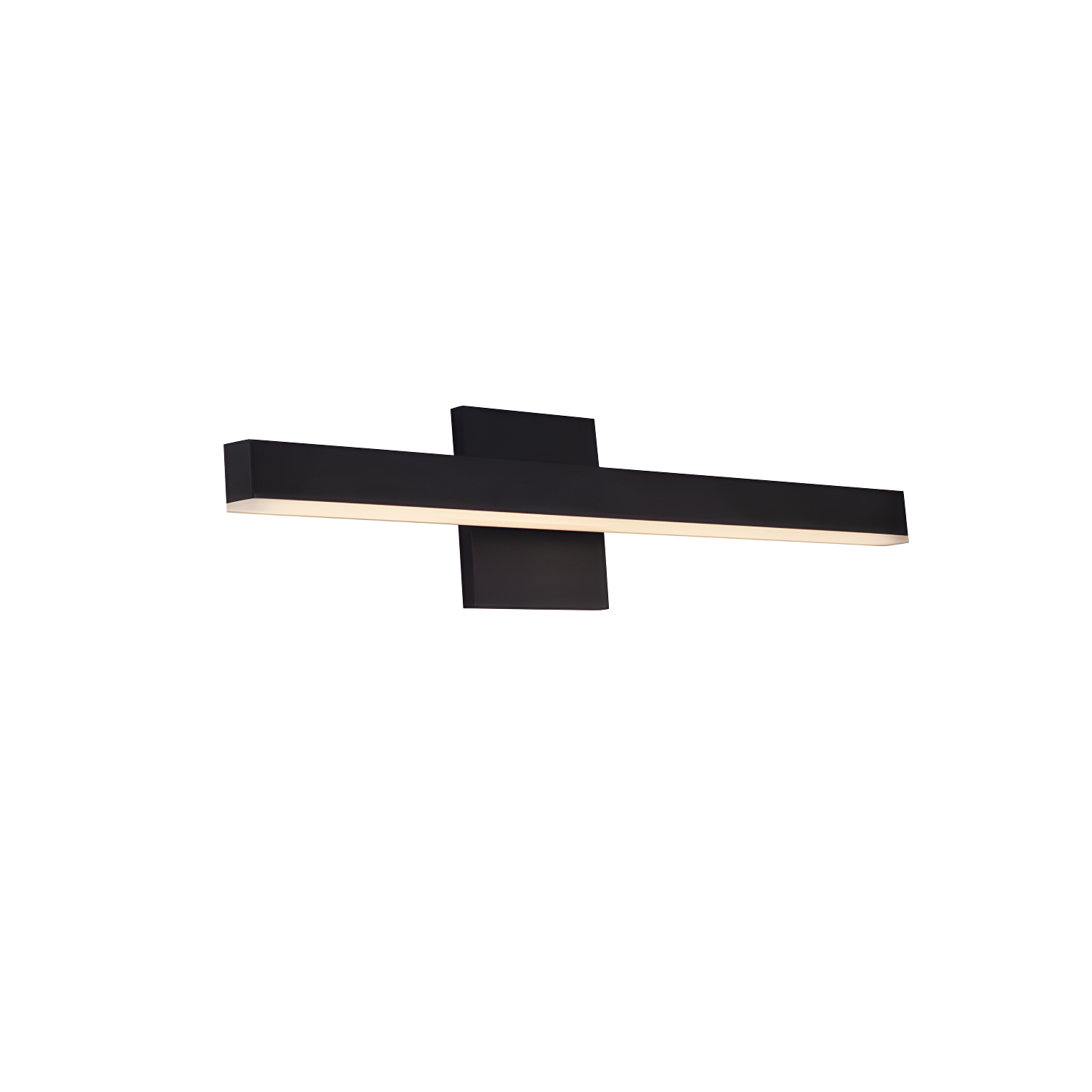 Sleek Vega Black LED Vanity Bath Bar - Dimmable and Direct Wired