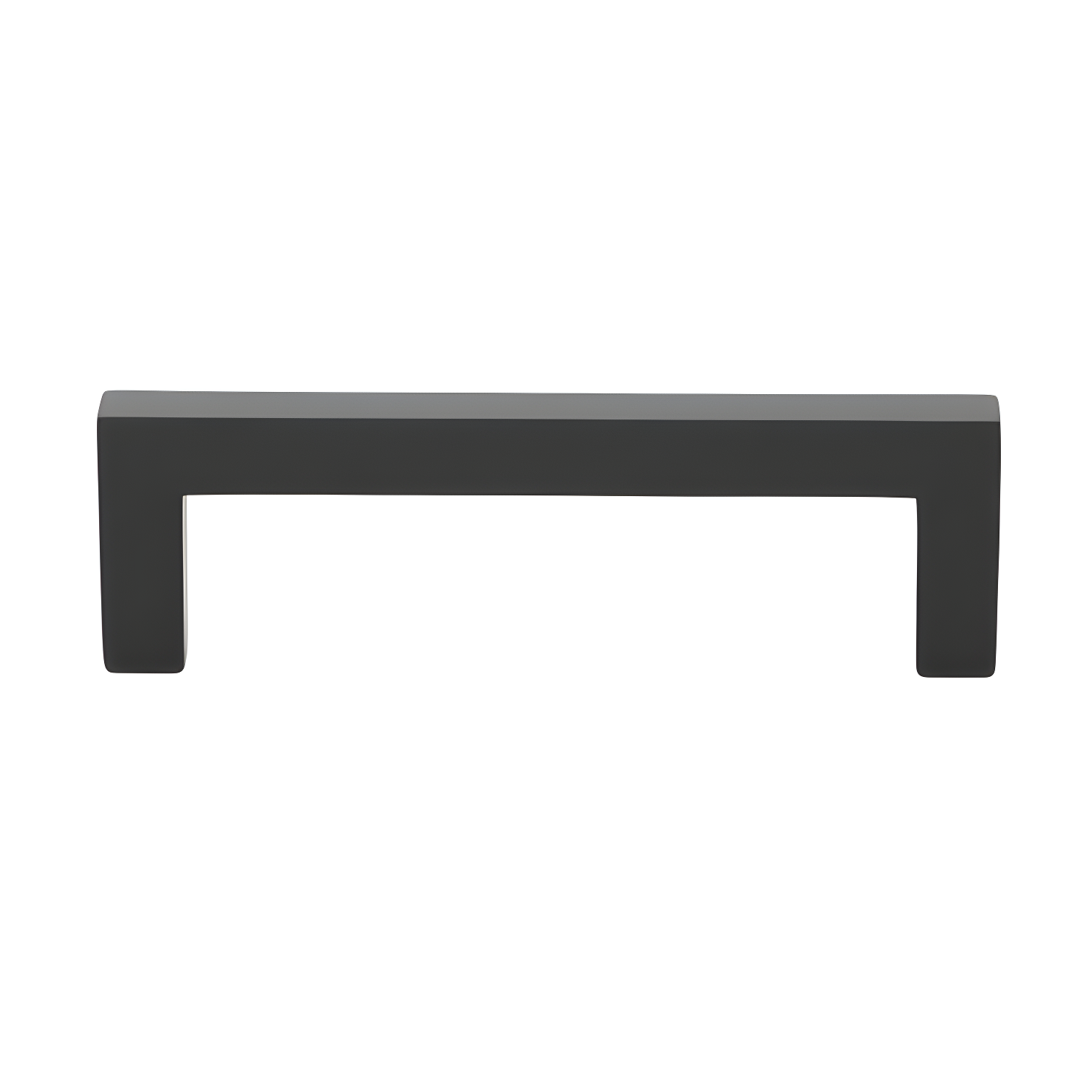 Matte Black Solid Zinc Modern Bar Pull Set