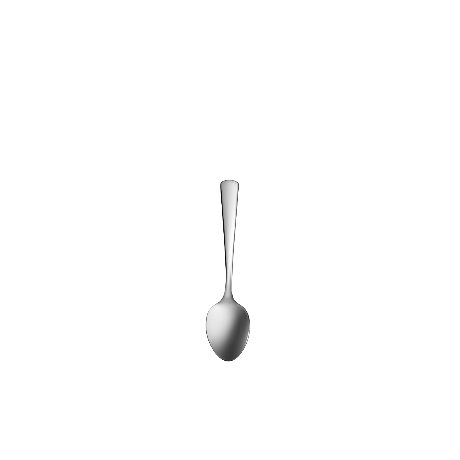 Aptitude Silver Stainless Steel Teaspoon Set, 6-Piece