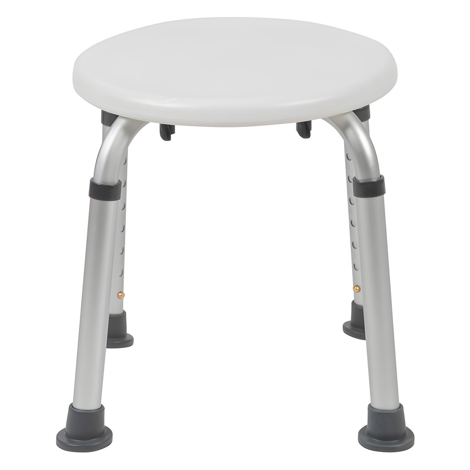 White Adjustable Aluminum Bath and Shower Stool