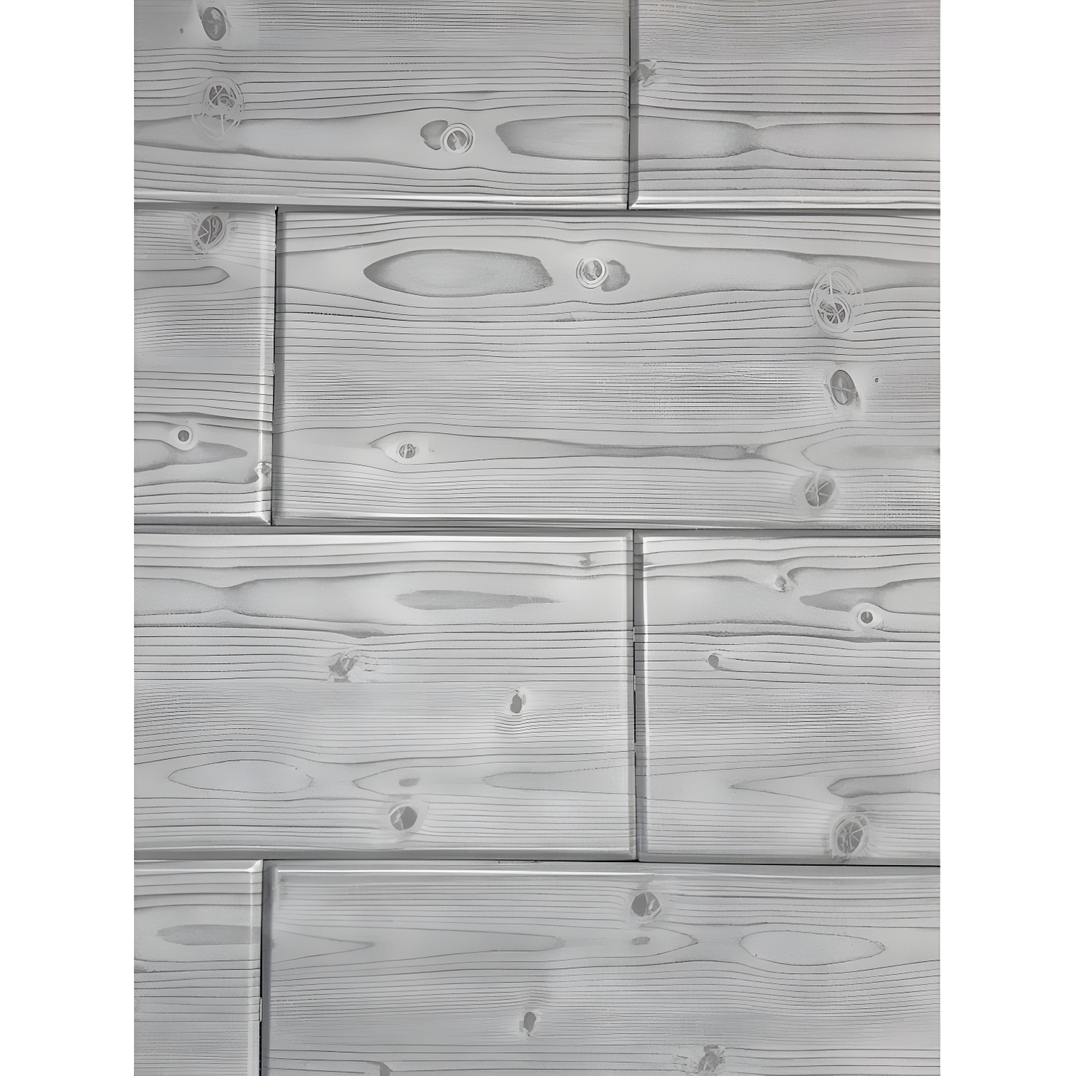 Classic Gray Foam Wood Glue-Up Ceiling Planks 39 x 6 in