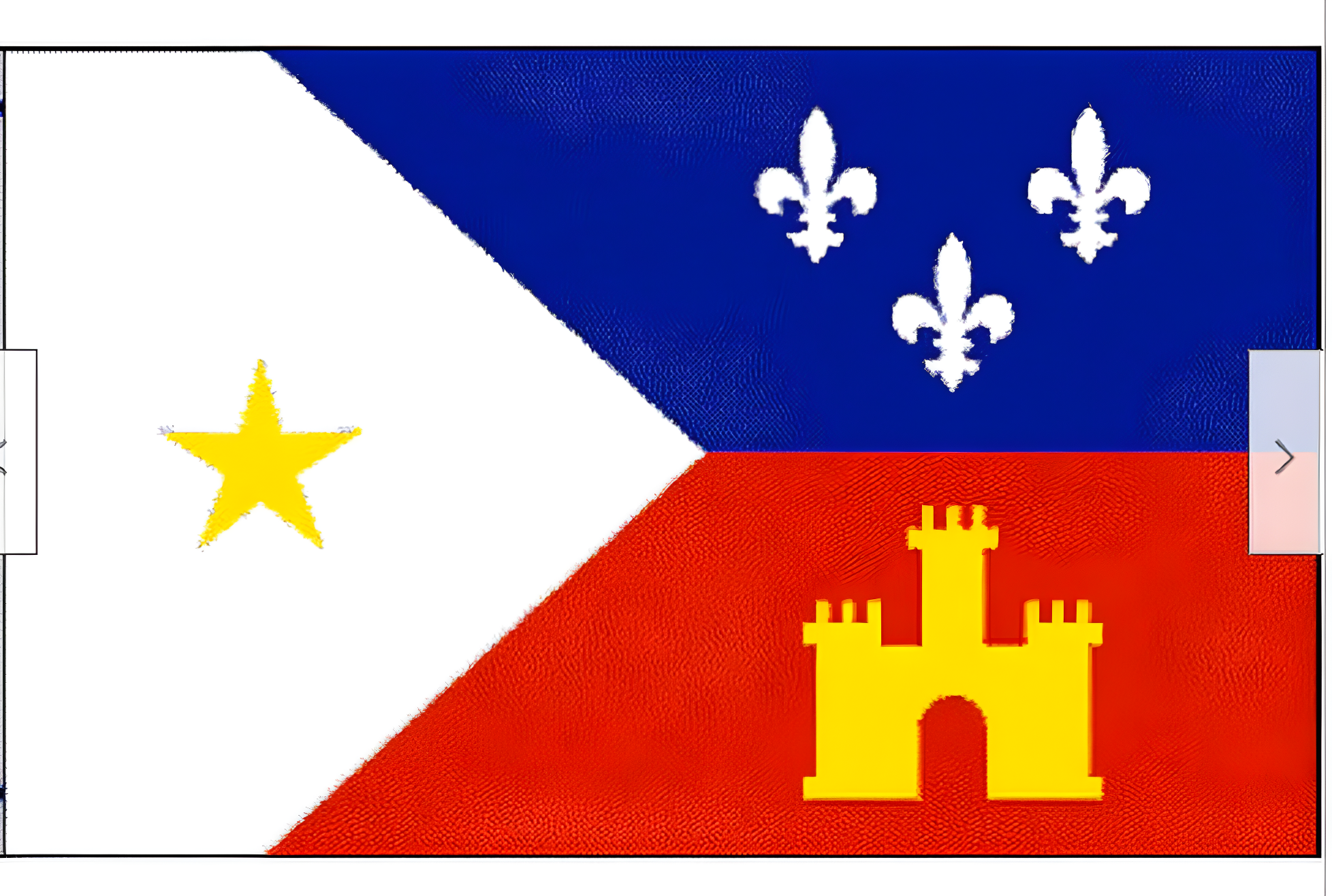 Acadiana French Louisiana 3'x5' Polyester Flag with Grommets