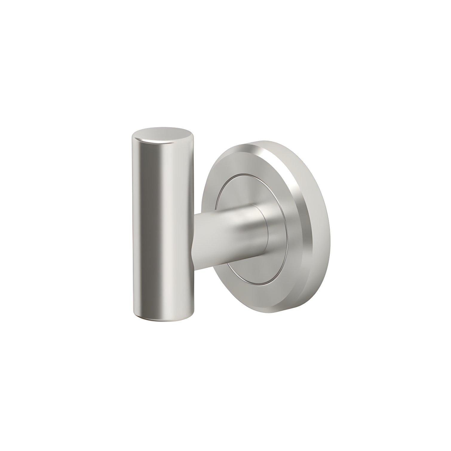 Satin Nickel Modern Zinc and Brass Robe Hook