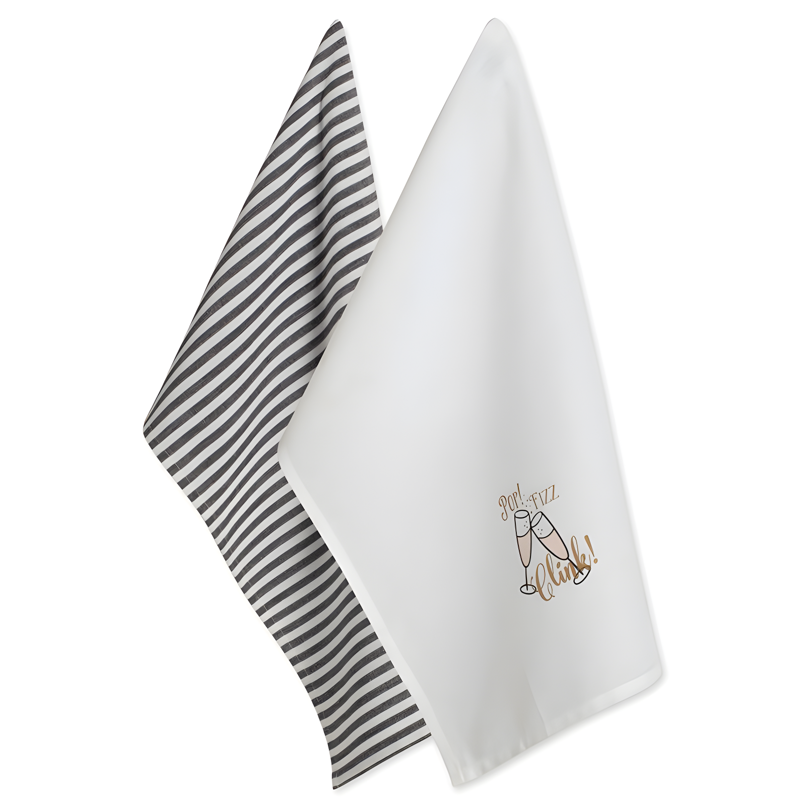 Pop Fizz Clink Cotton Terry Kitchen Towel Set