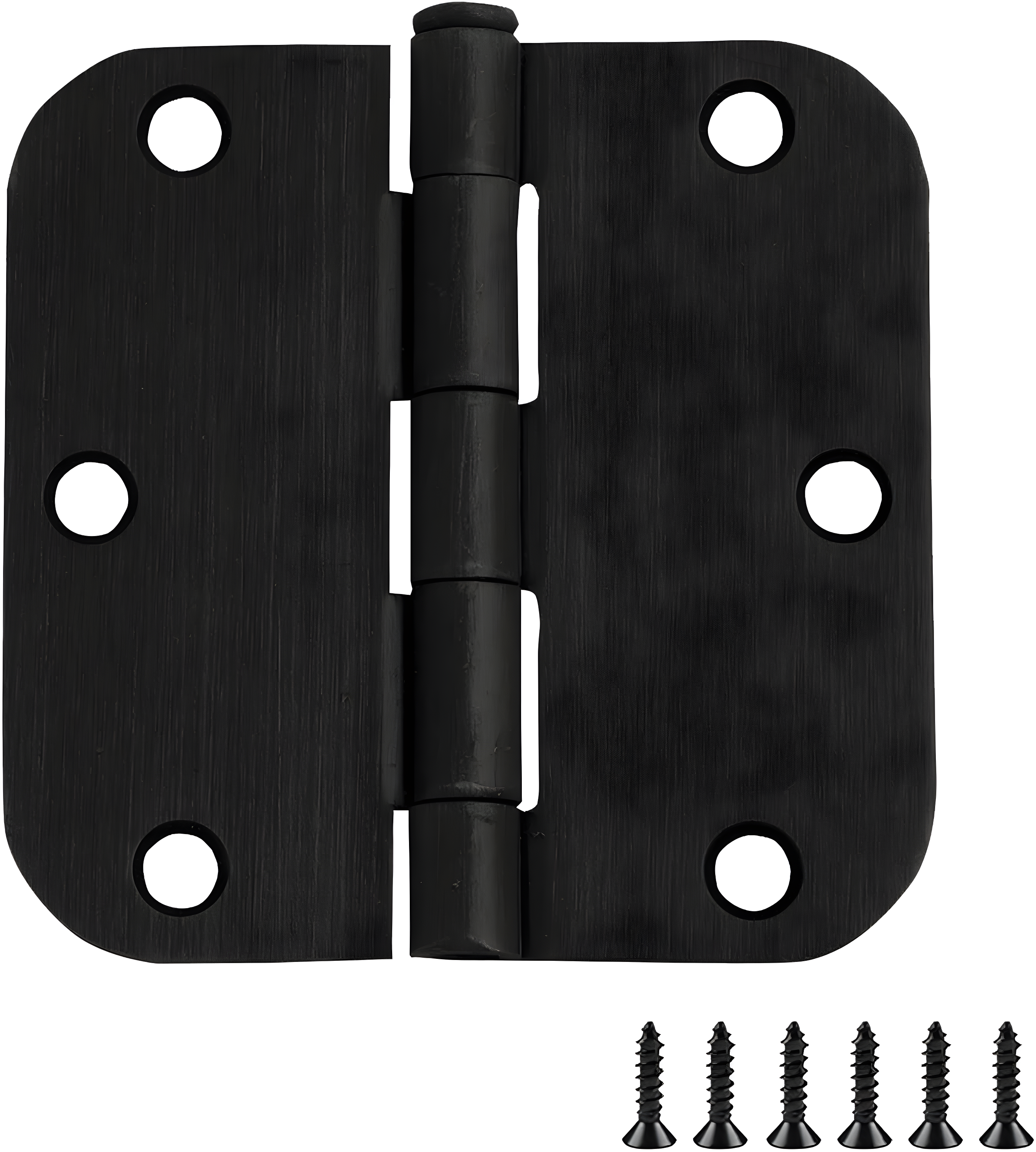 Oil Rubbed Bronze 3.5" x 3.5" Steel Door Hinges, 10-Pack