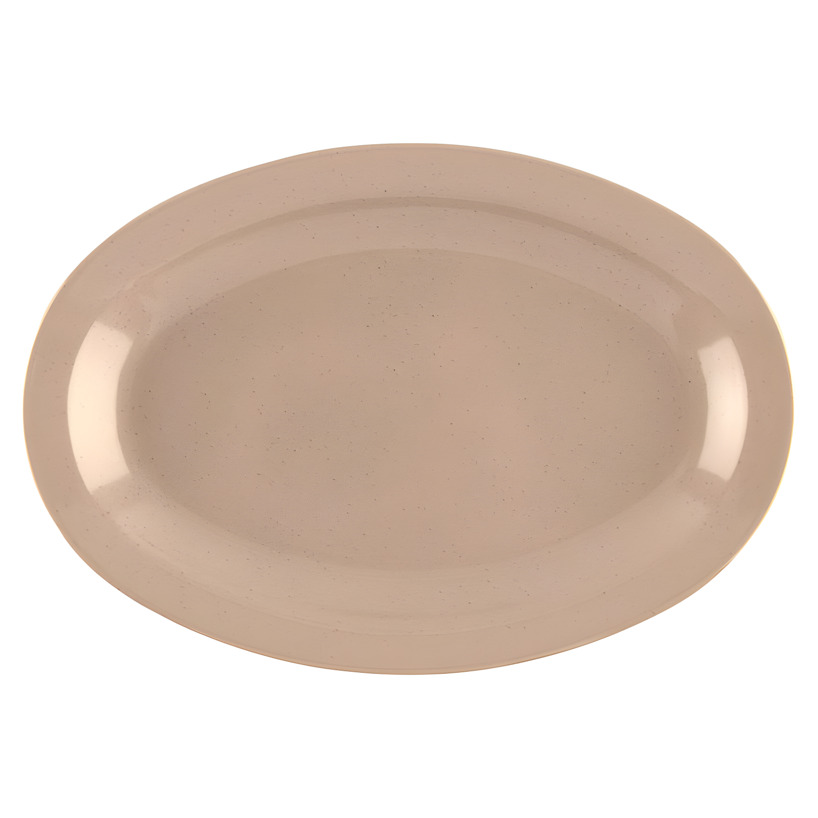 Sandstone Beige Melamine Oval Serving Platter Set