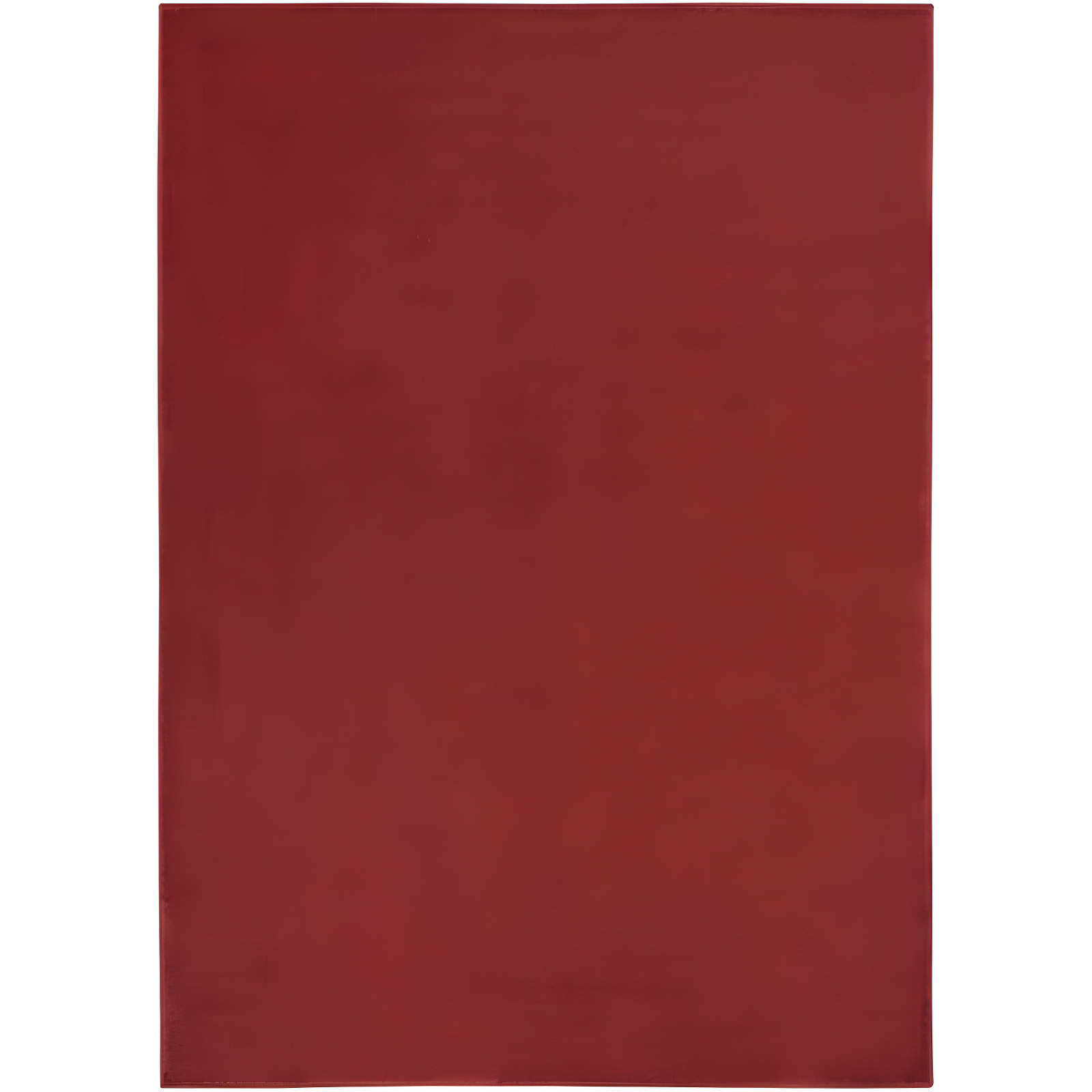 Brick Red Easy-Care Synthetic 6' x 9' Outdoor Rug